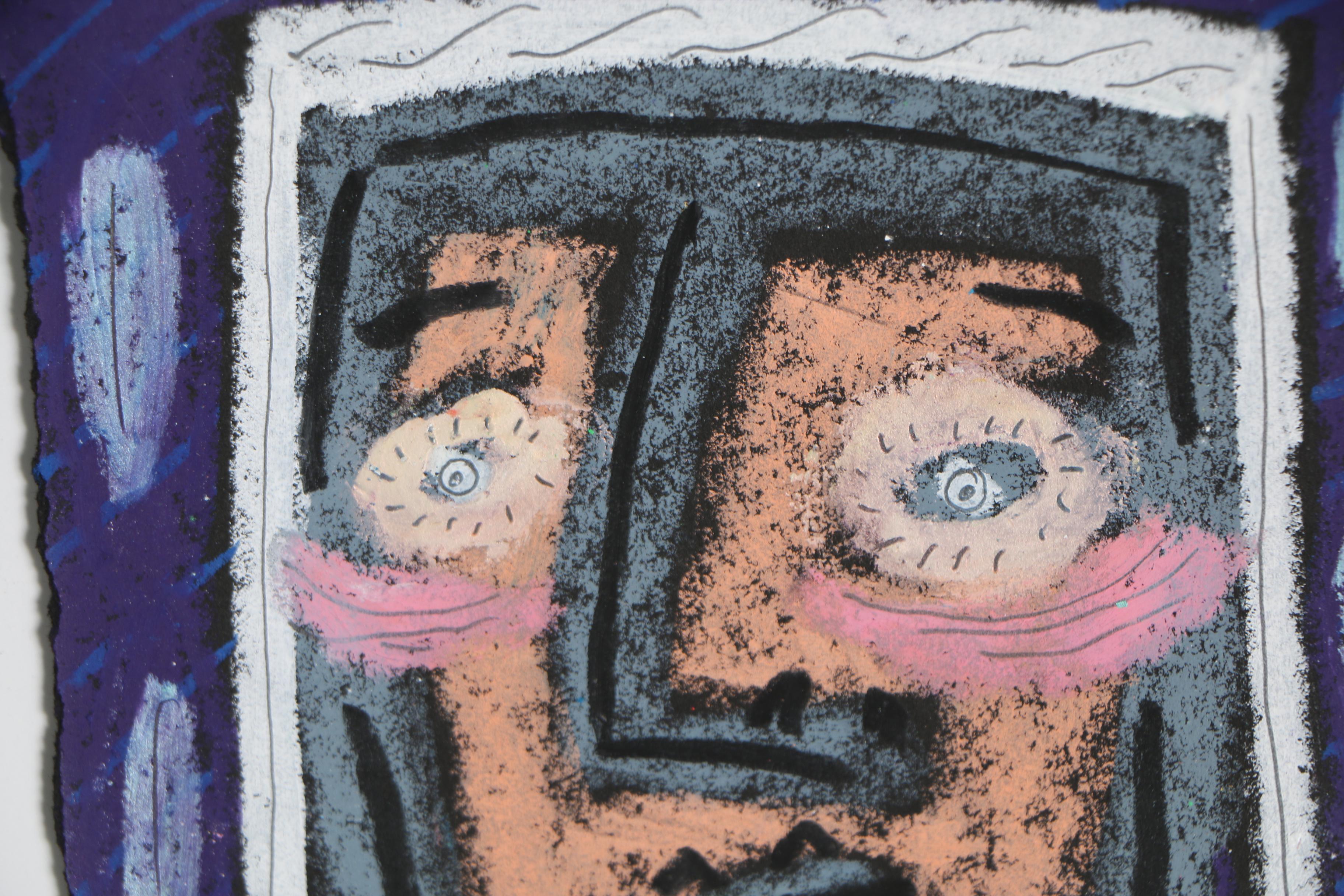 Merle Rosen 2005 Portrait Pastel Drawing