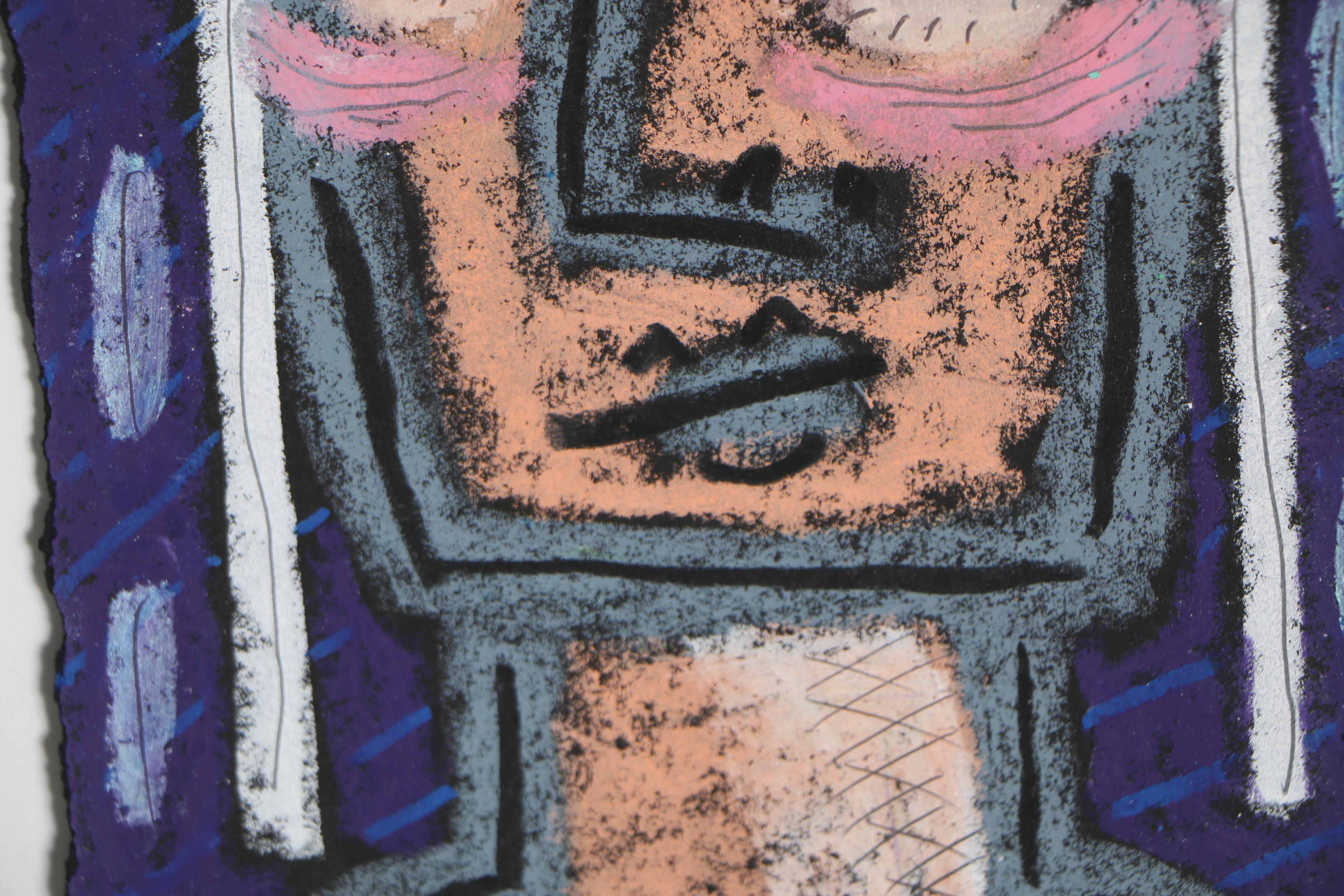 Merle Rosen 2005 Portrait Pastel Drawing