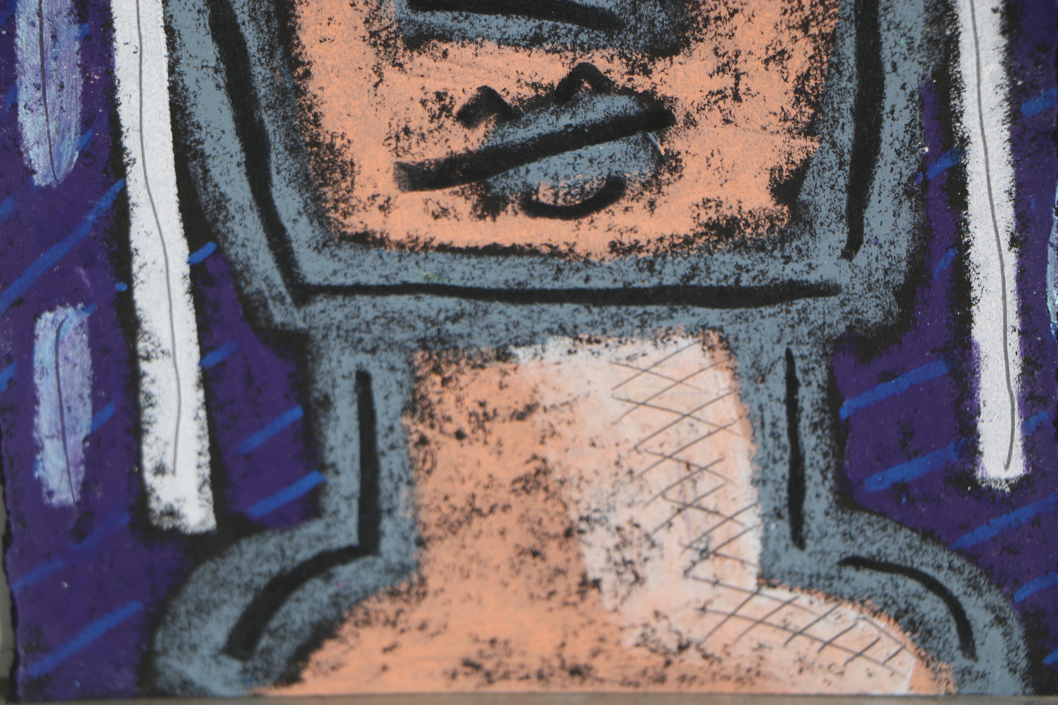 Merle Rosen 2005 Portrait Pastel Drawing