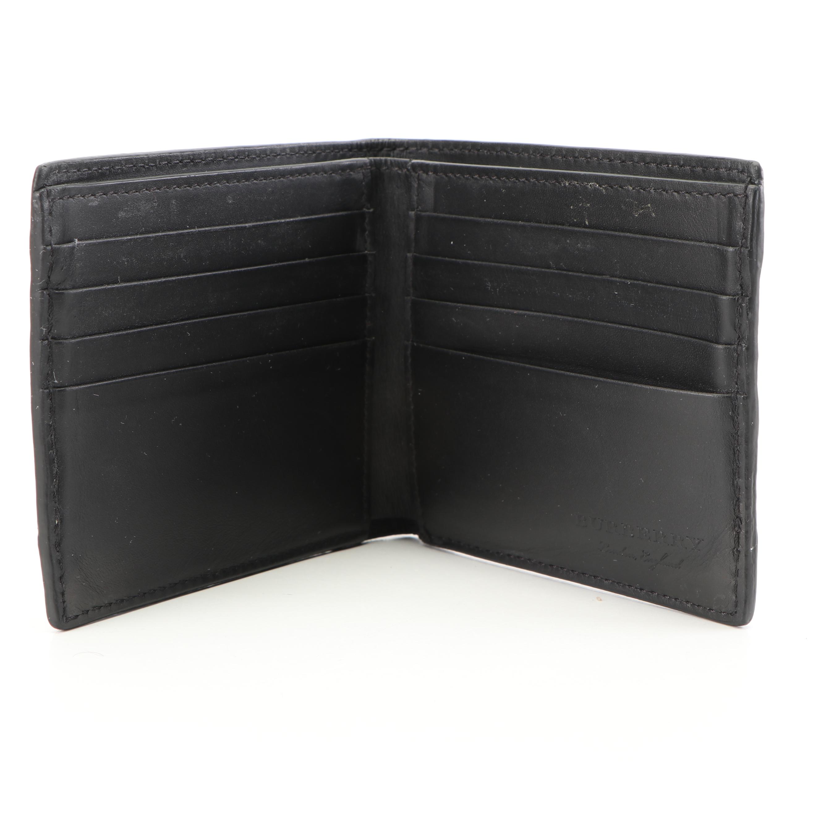 Burberry London "Haymarket Check" Bifold Wallet