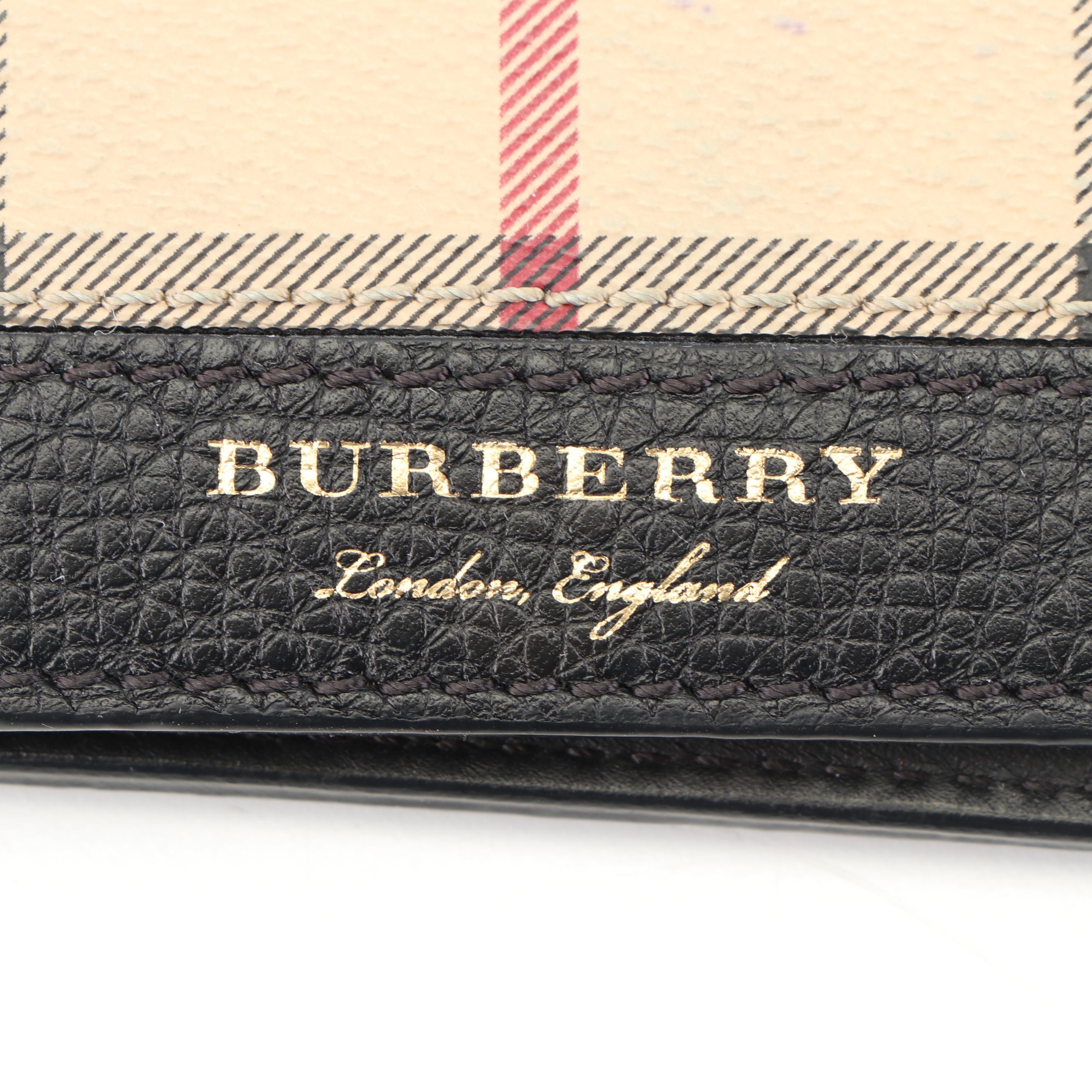 Burberry London "Haymarket Check" Bifold Wallet