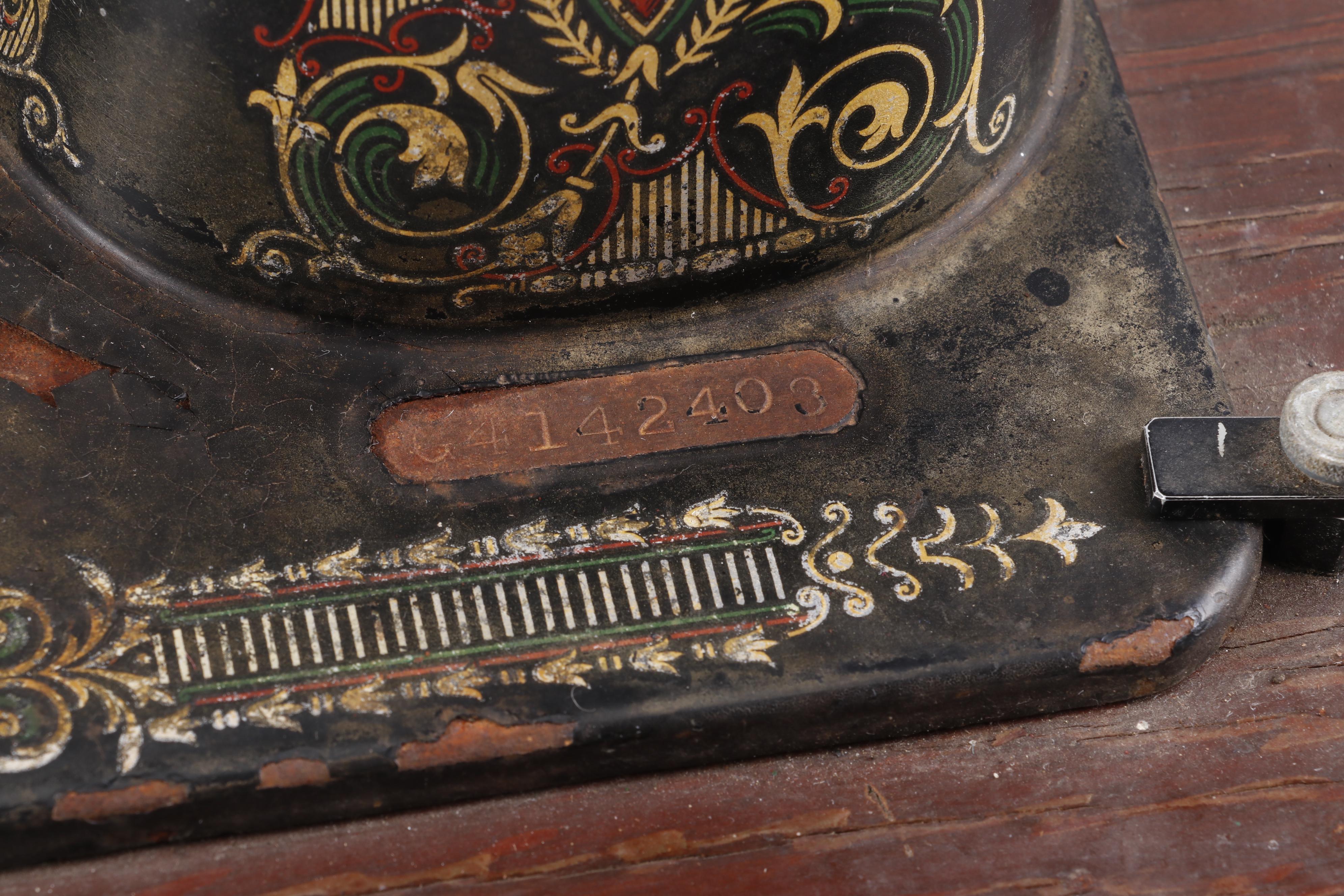 Singer Electric Treadle Sewing Machine, Circa 1910
