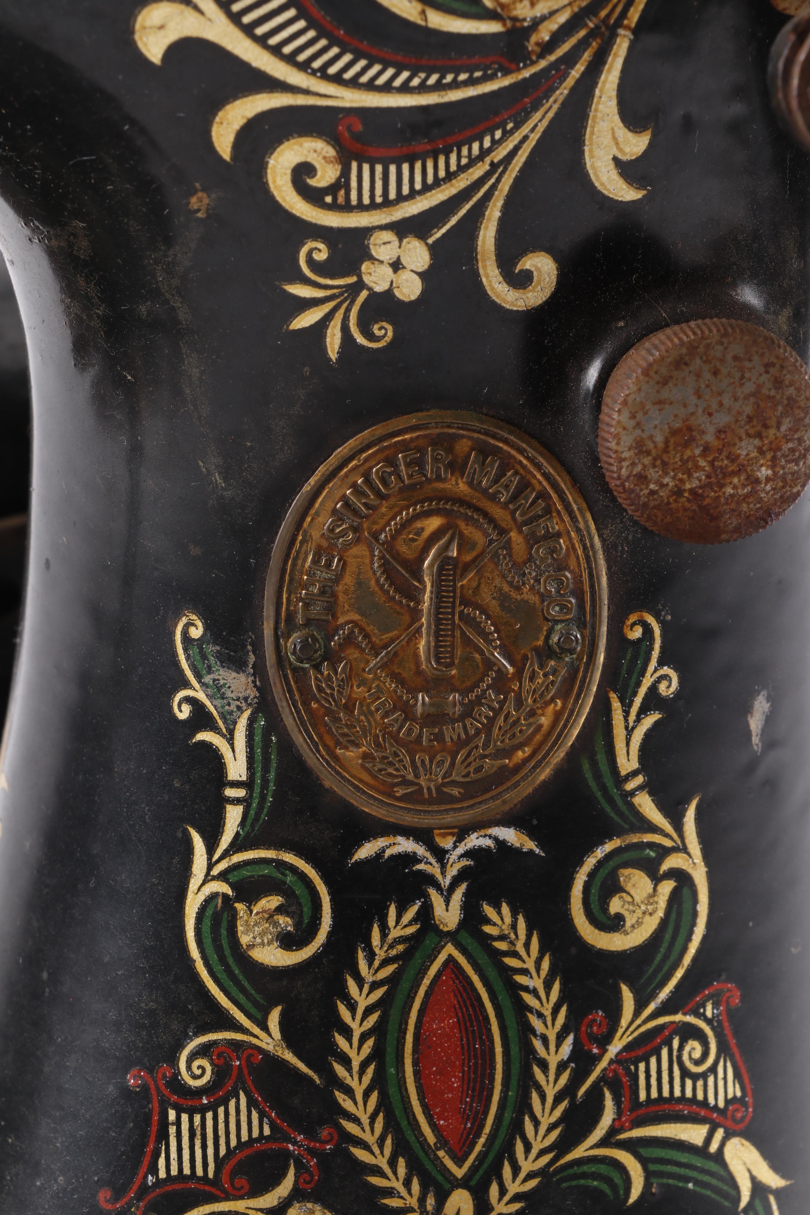 Singer Electric Treadle Sewing Machine, Circa 1910