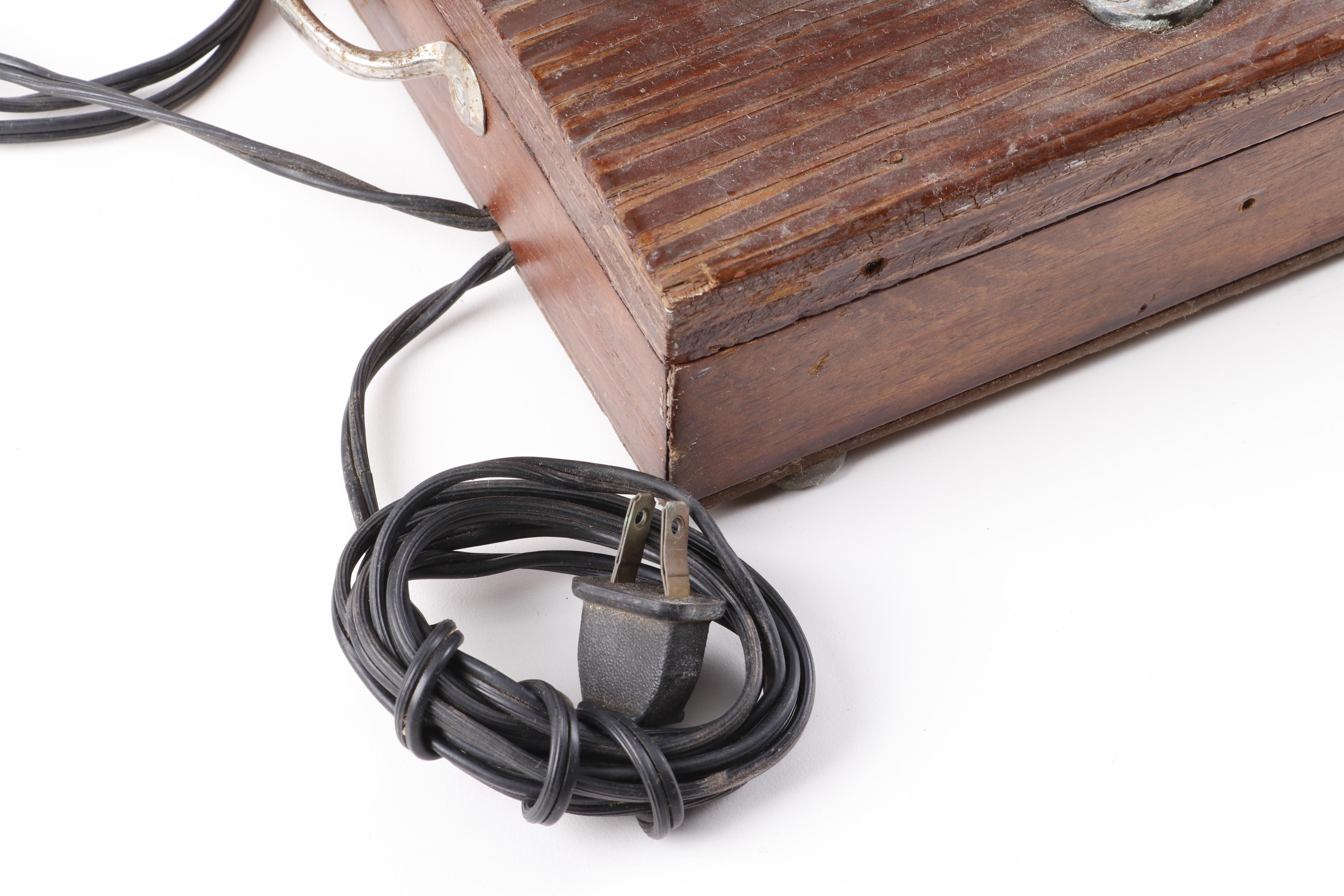 Singer Electric Treadle Sewing Machine, Circa 1910