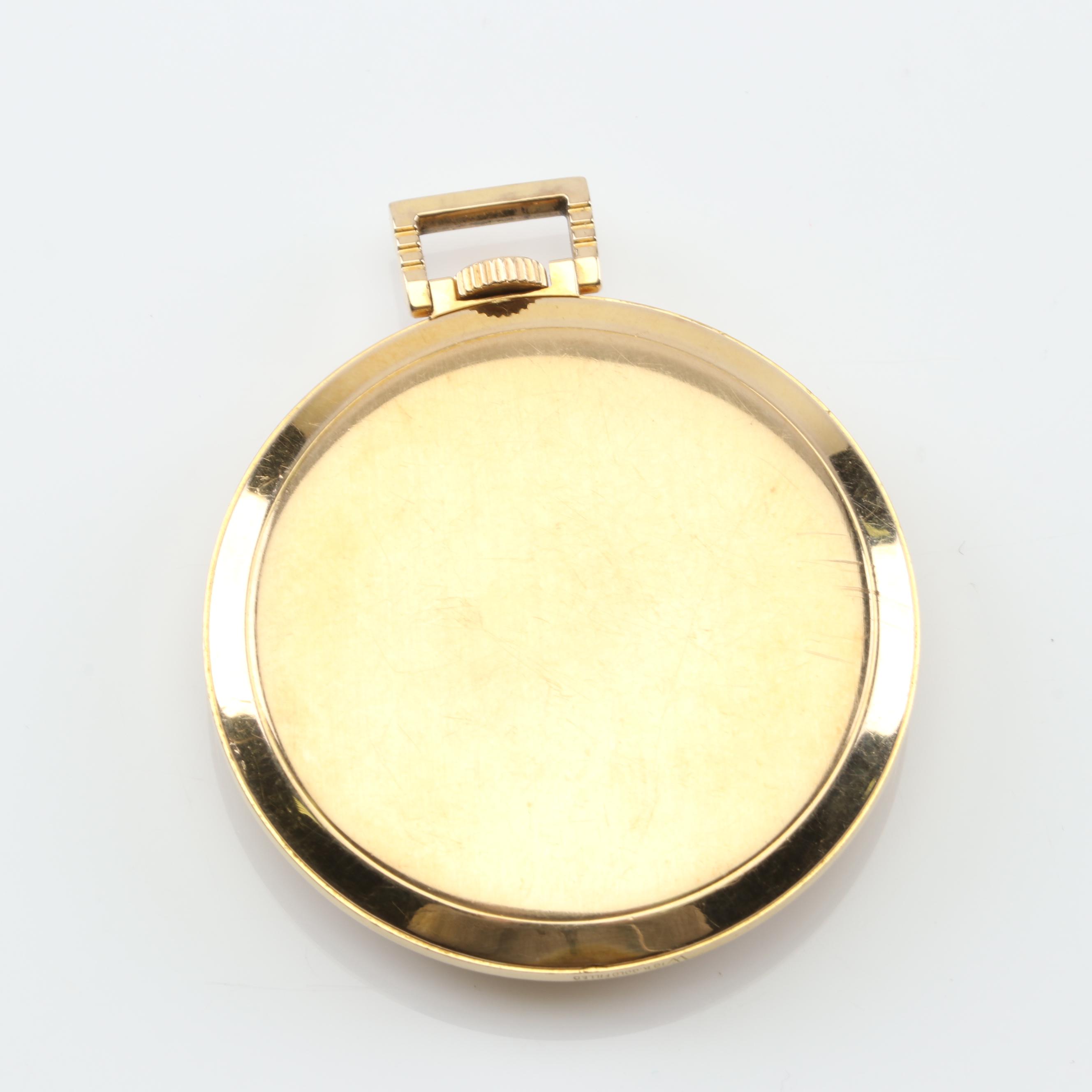 Gruen Watch Co. Veri-Thin 10K Goldfilled Precision Pocket Watch