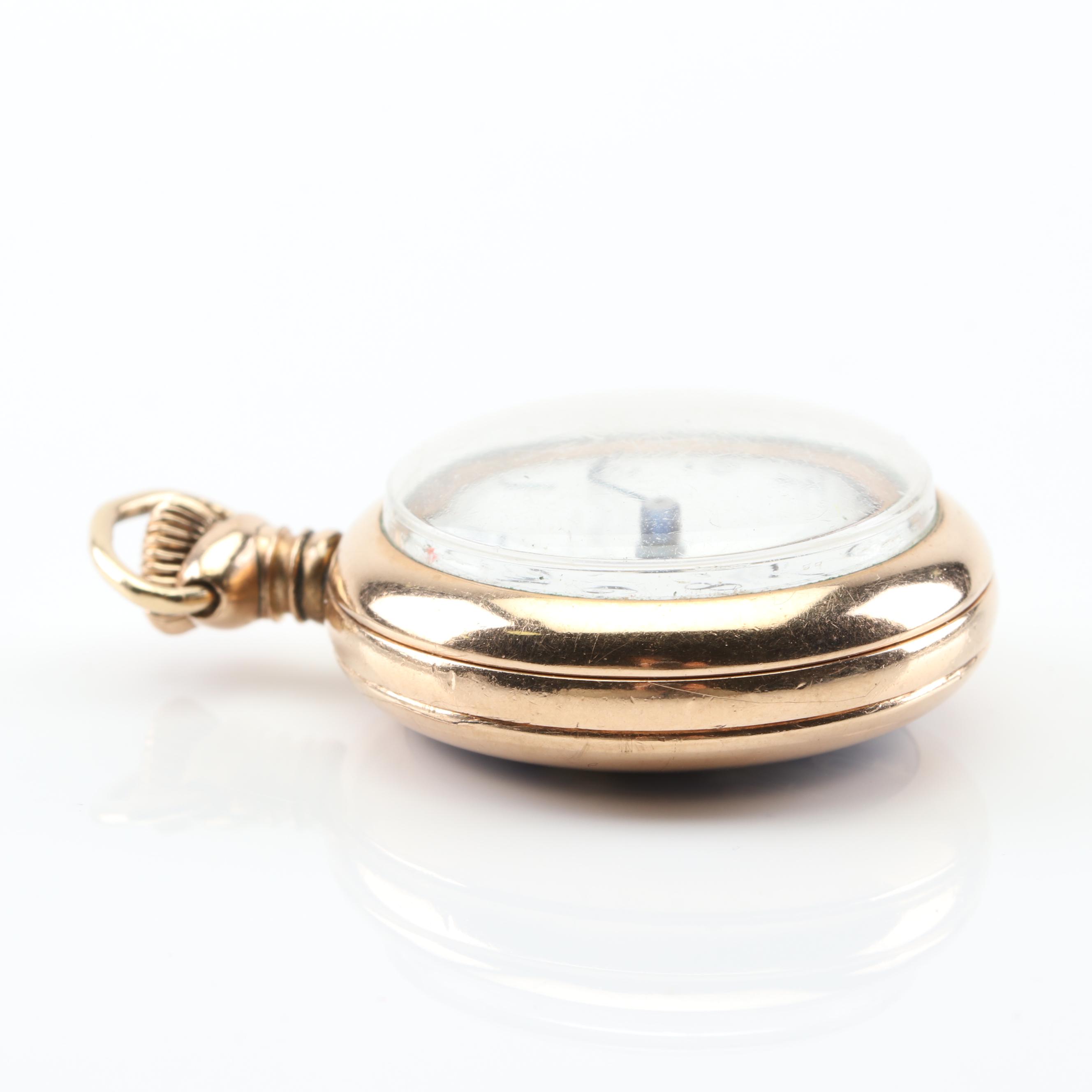K.W. Company New York Fleur-de-lis Pocket Watch