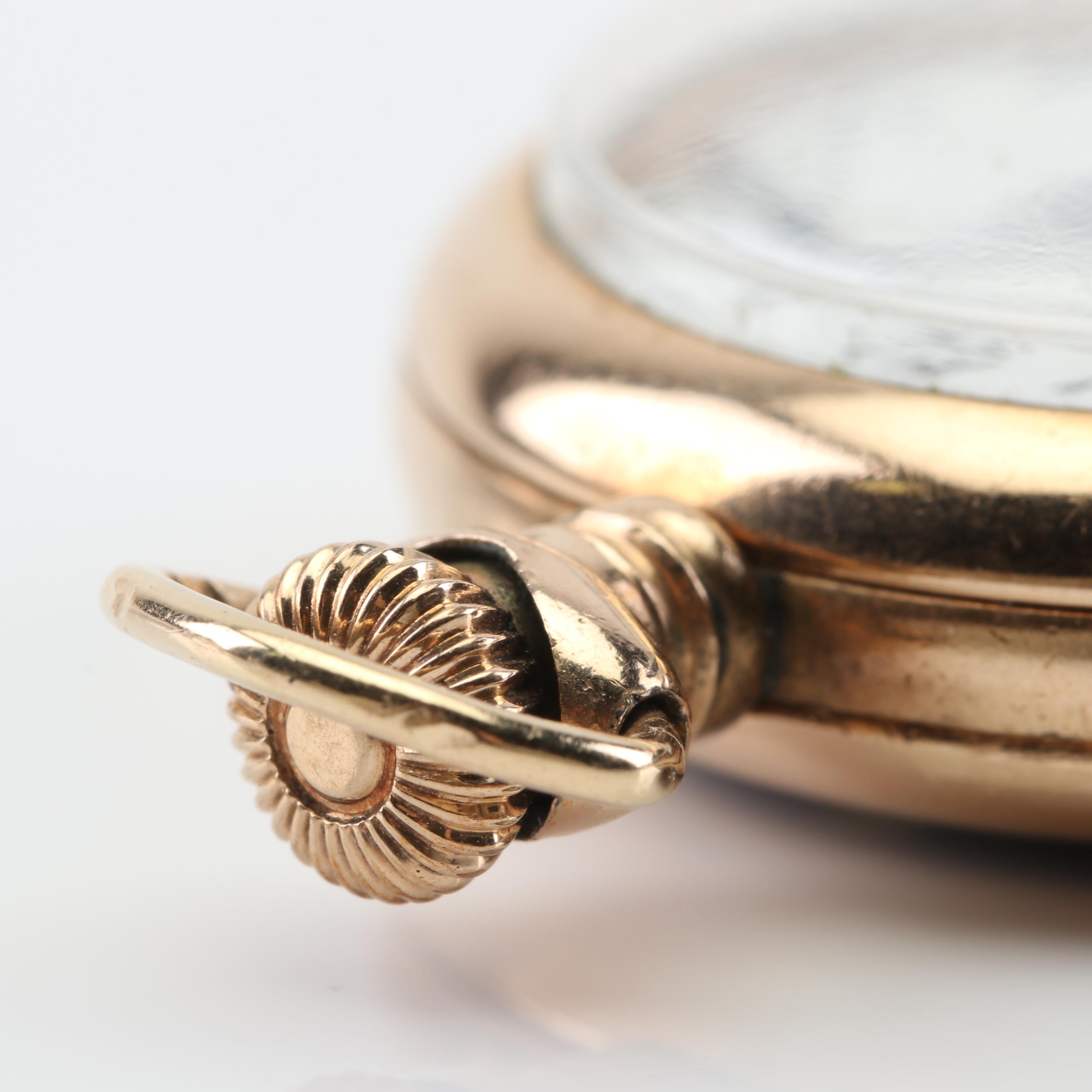 K.W. Company New York Fleur-de-lis Pocket Watch