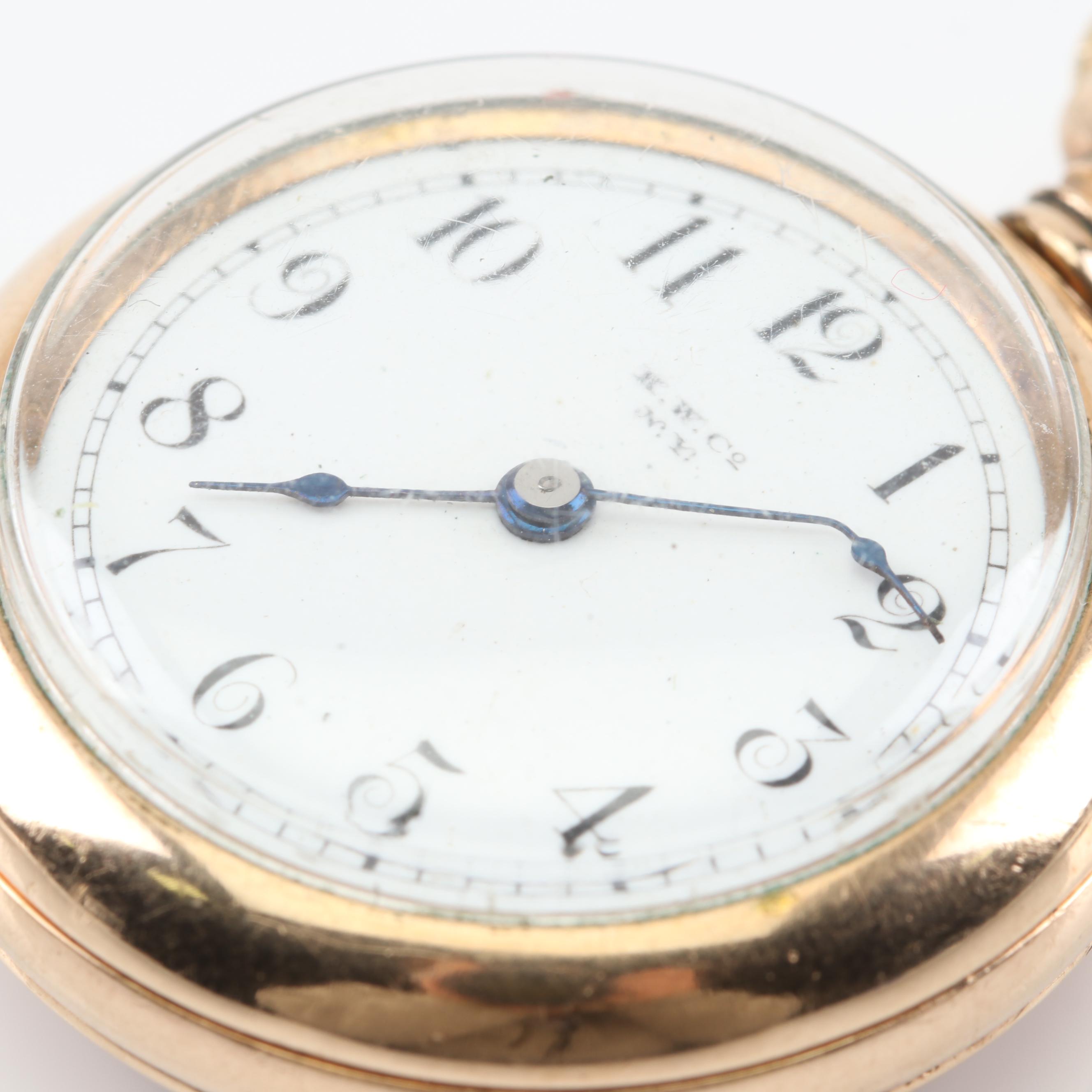 K.W. Company New York Fleur-de-lis Pocket Watch