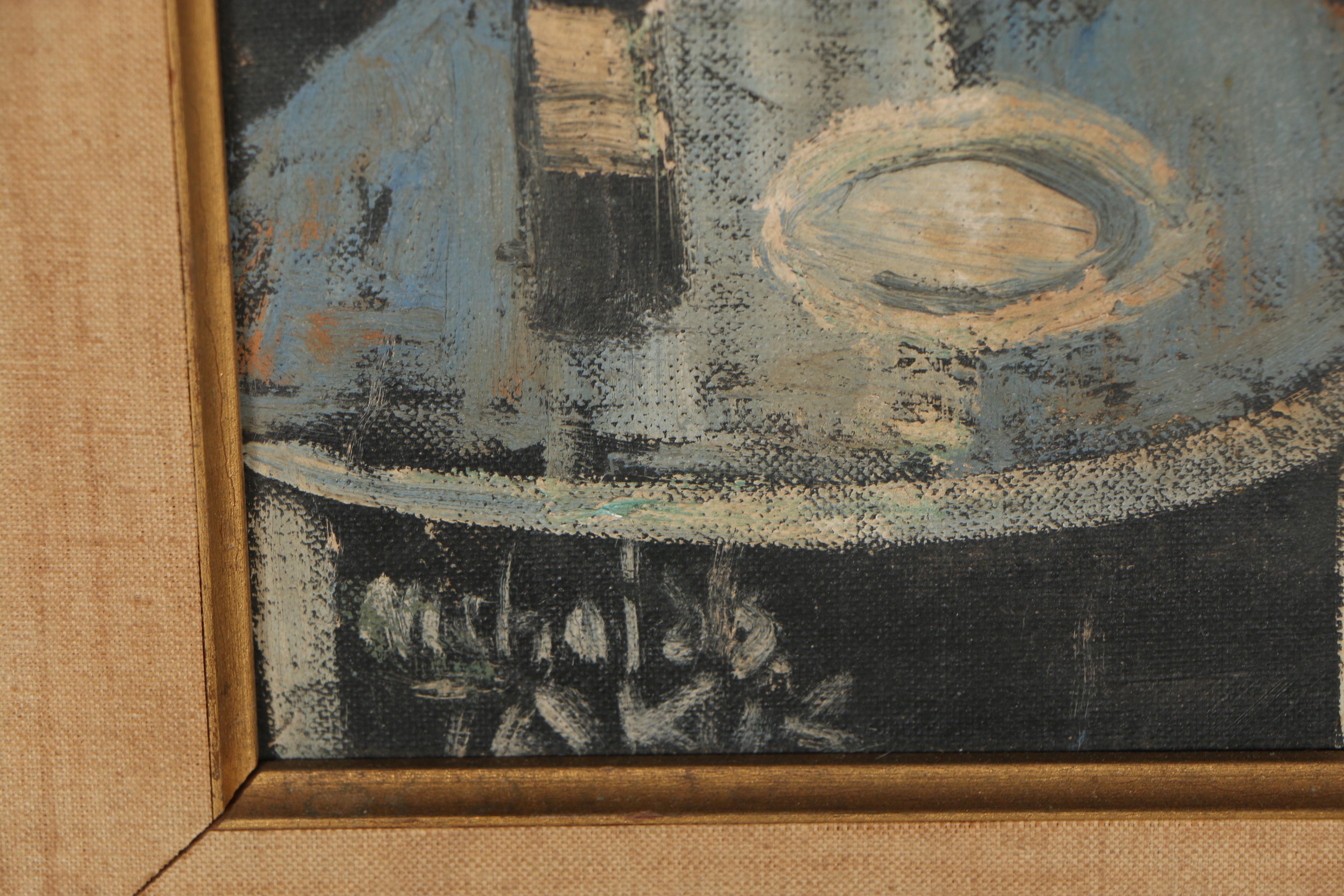 Nicholas Takis Oil Painting of Three Young Musicians