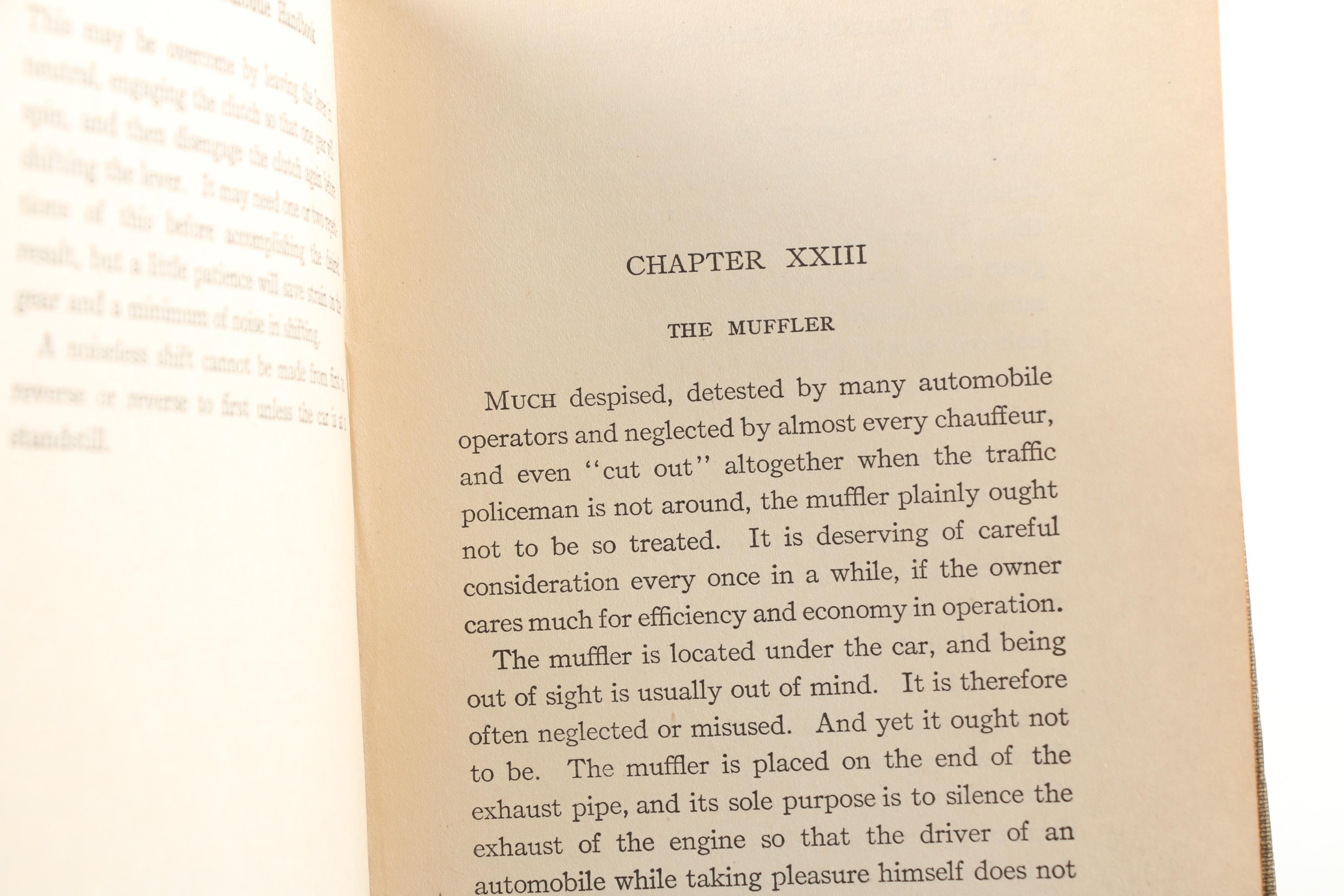 1918 "Putnam's Automobile Handbook" and Vintage Ford Motor Co. Repair Manuals