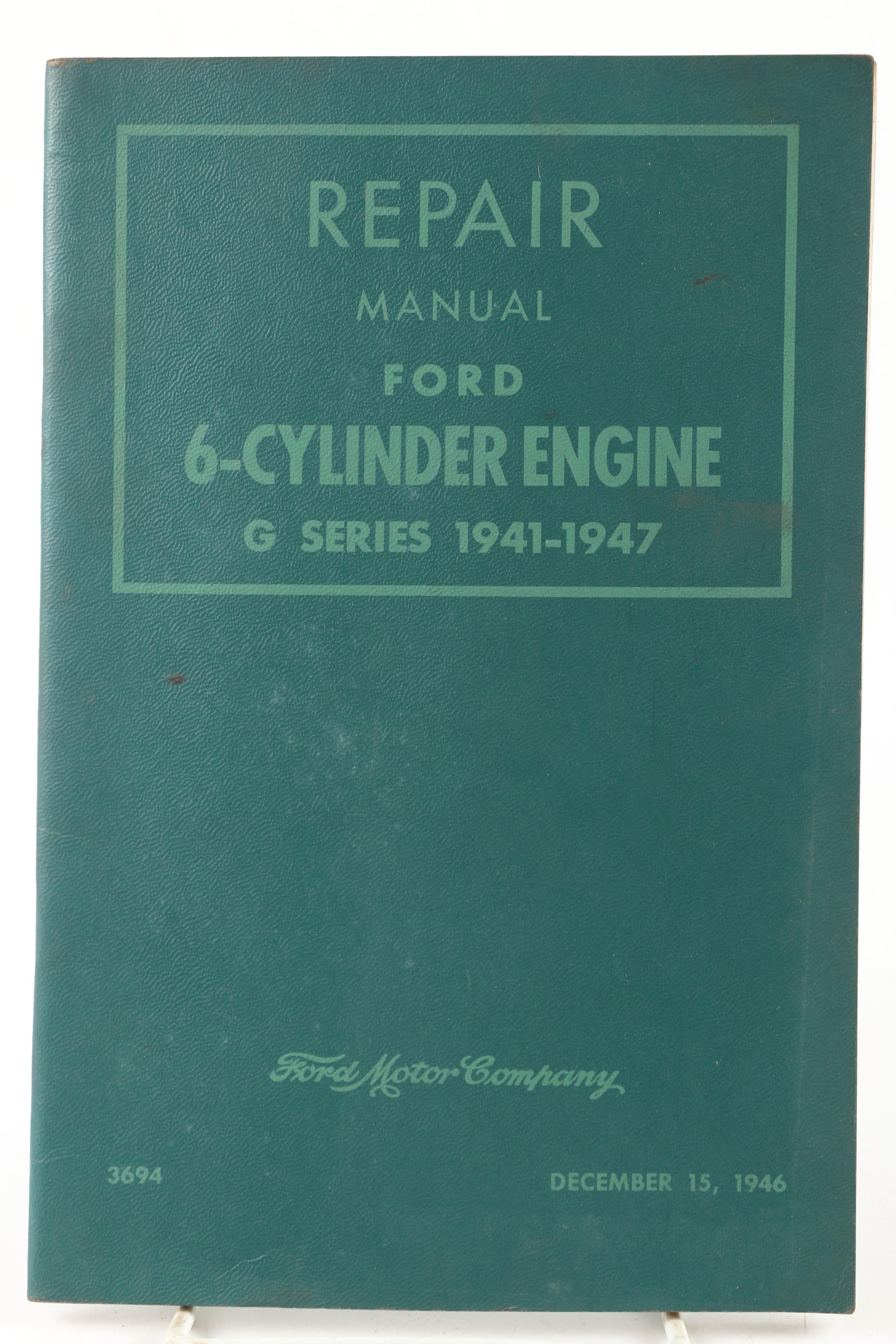 1918 "Putnam's Automobile Handbook" and Vintage Ford Motor Co. Repair Manuals