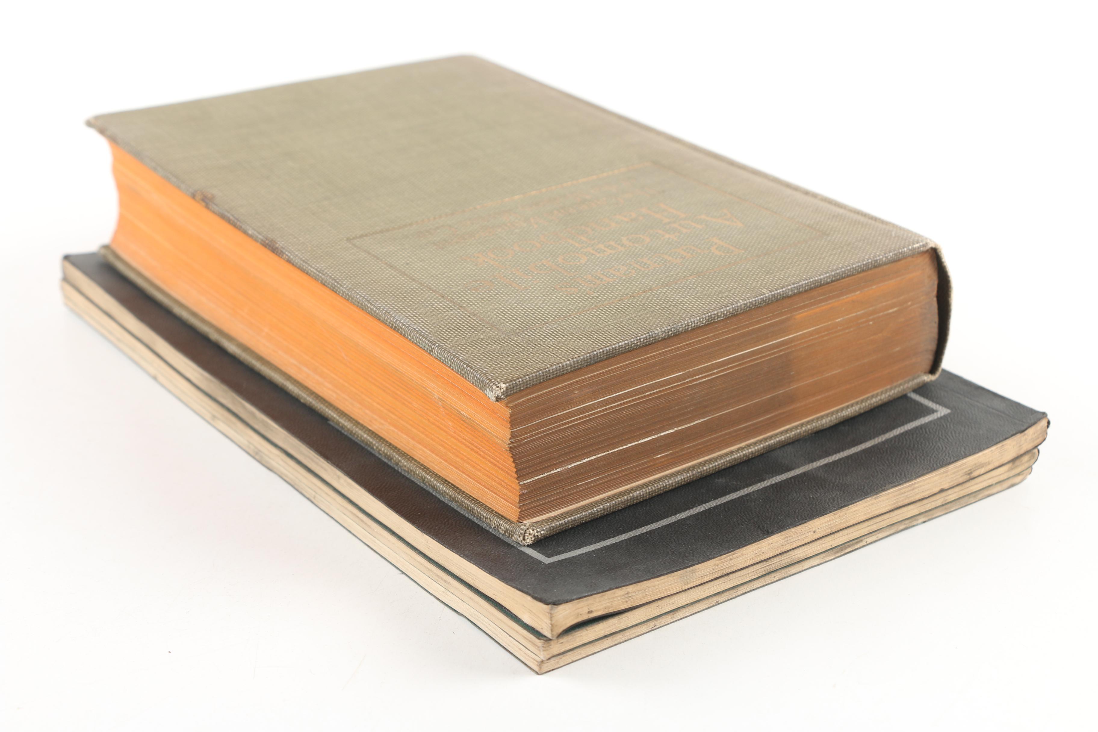 1918 "Putnam's Automobile Handbook" and Vintage Ford Motor Co. Repair Manuals