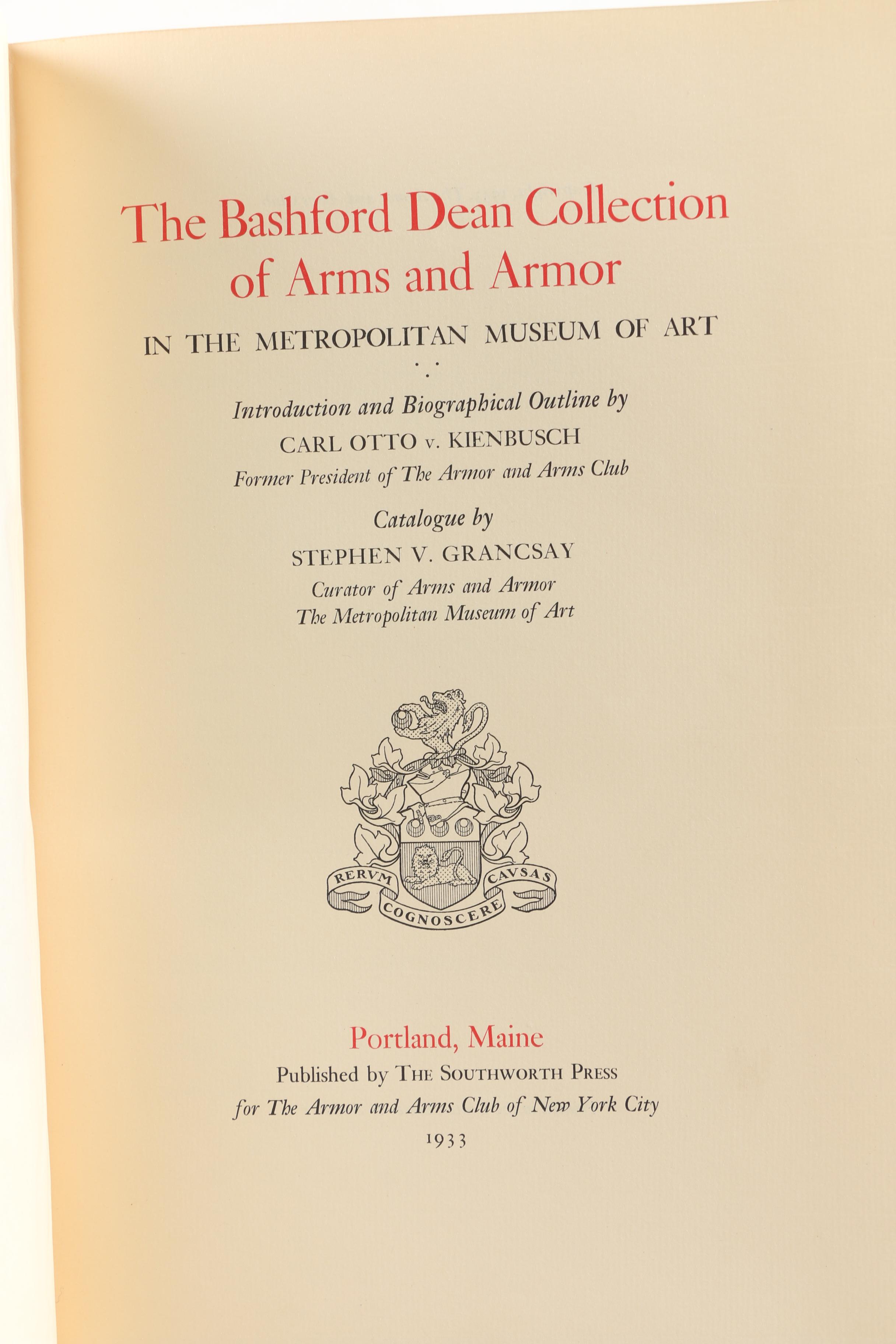Antique and Vintage Arms and Armour Books with Illustrations