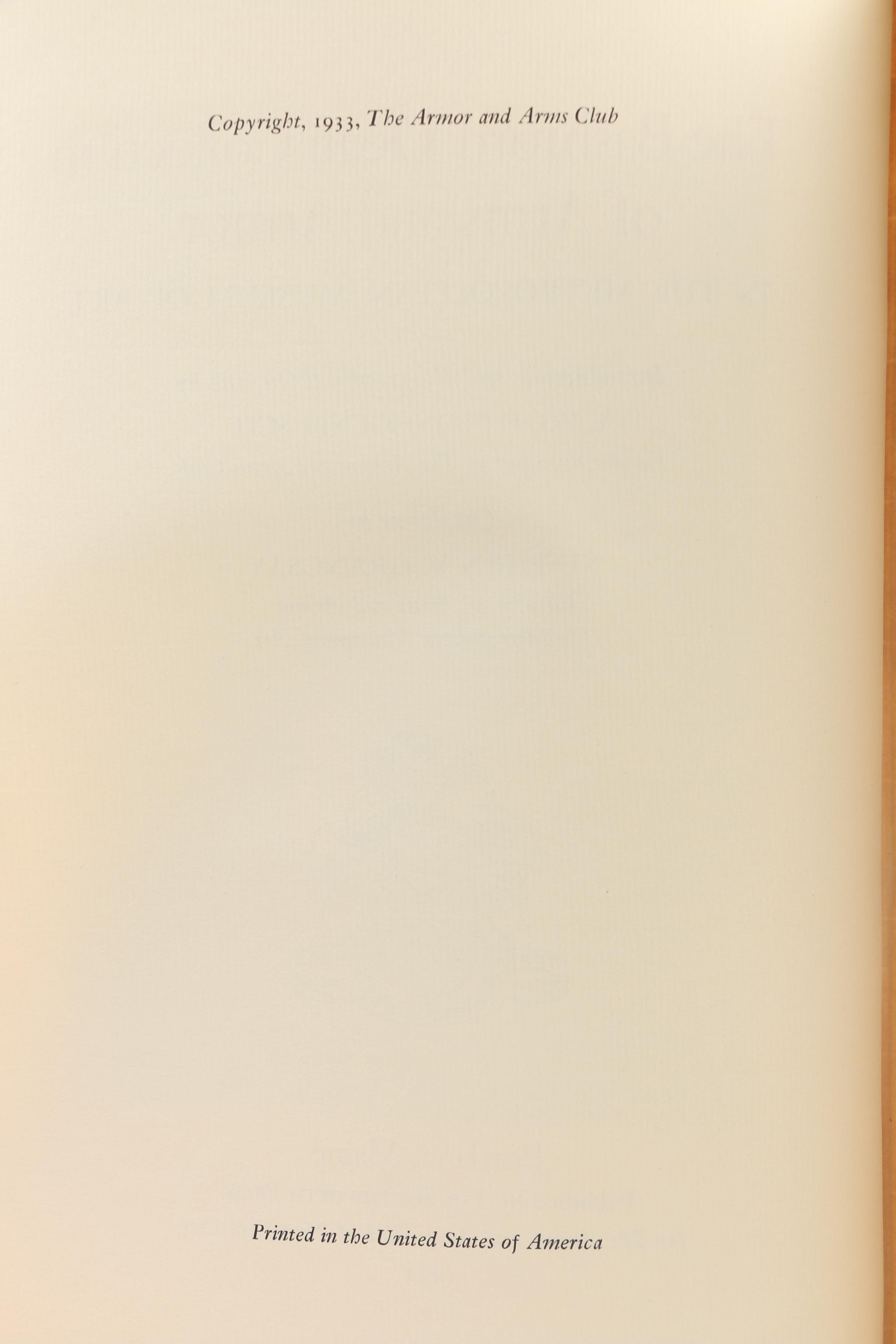 Antique and Vintage Arms and Armour Books with Illustrations