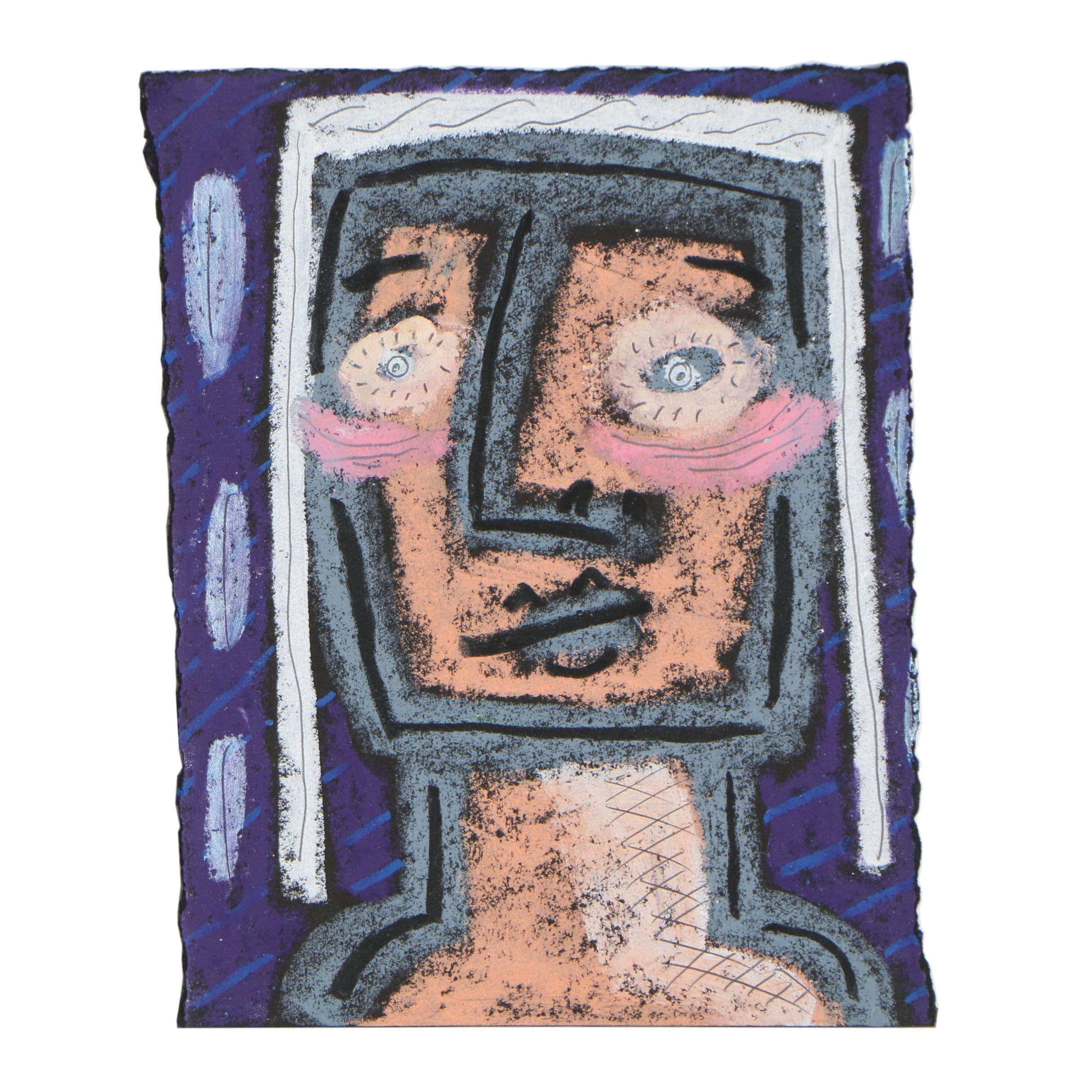 Merle Rosen 2005 Portrait Pastel Drawing