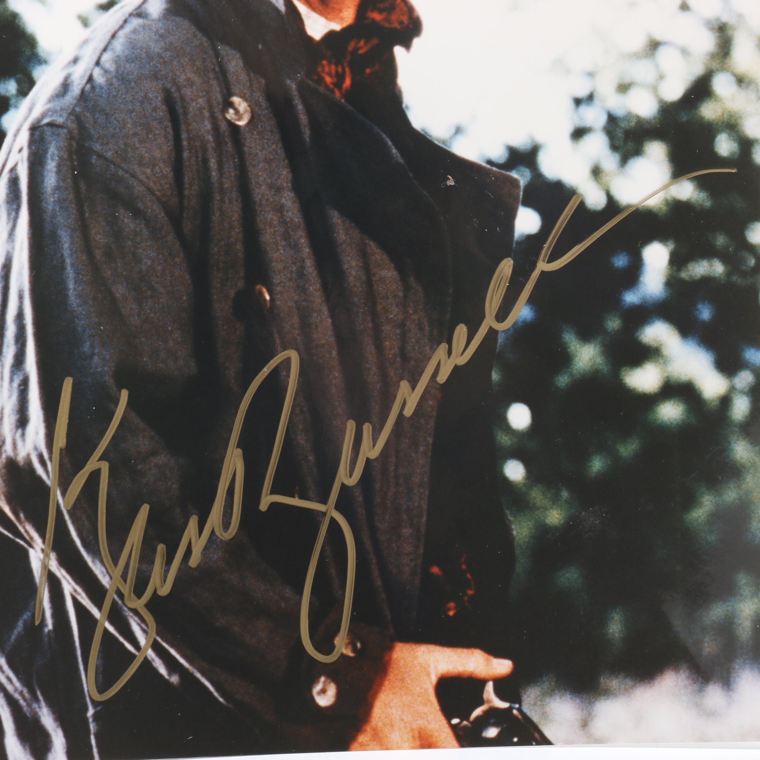 Actor Kurt Russell as Wyatt Earp Signed "Tombstone" Movie Photo Print