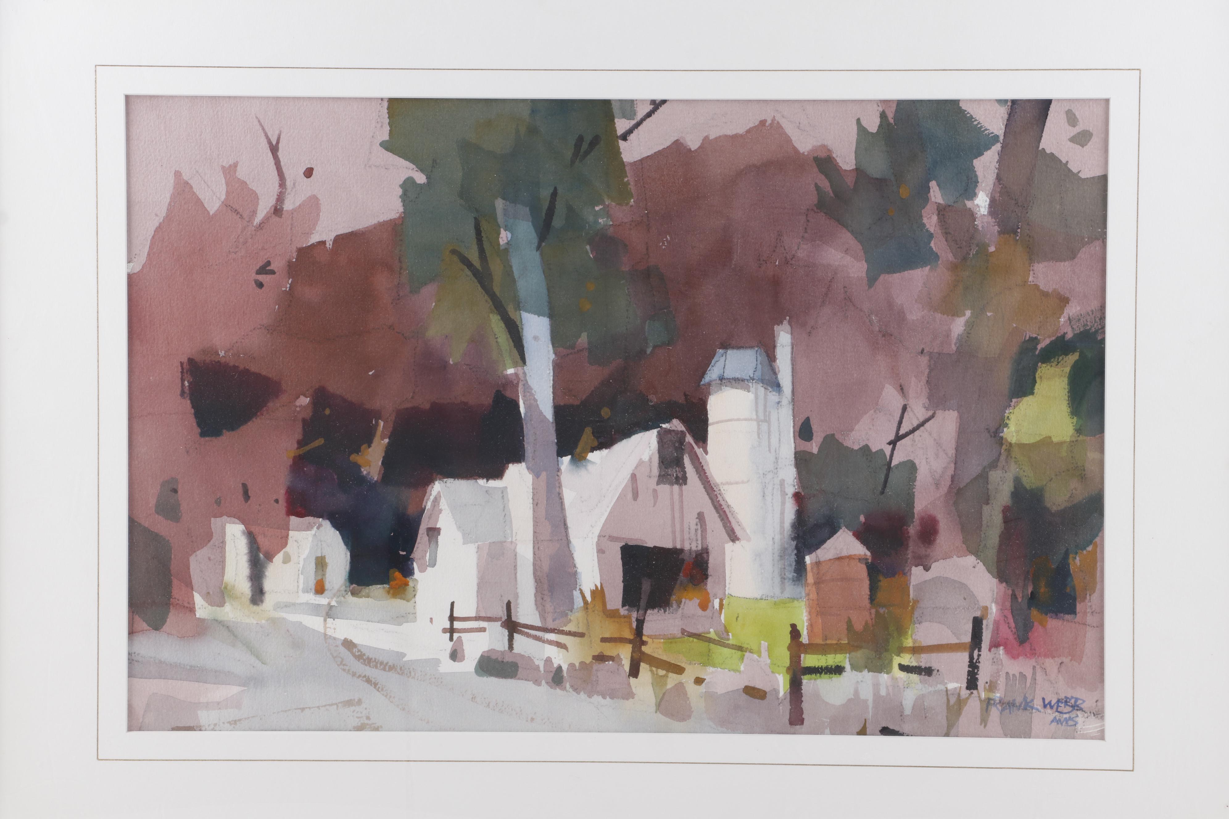 Frank Weber Landscape Watercolor