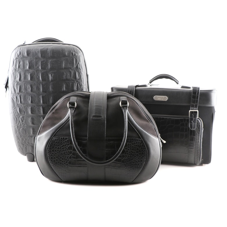 Alexander McQueen For Samsonite Black Label Luggage Suite Alexander McQueen For Samsonite Black Label Luggage Suite