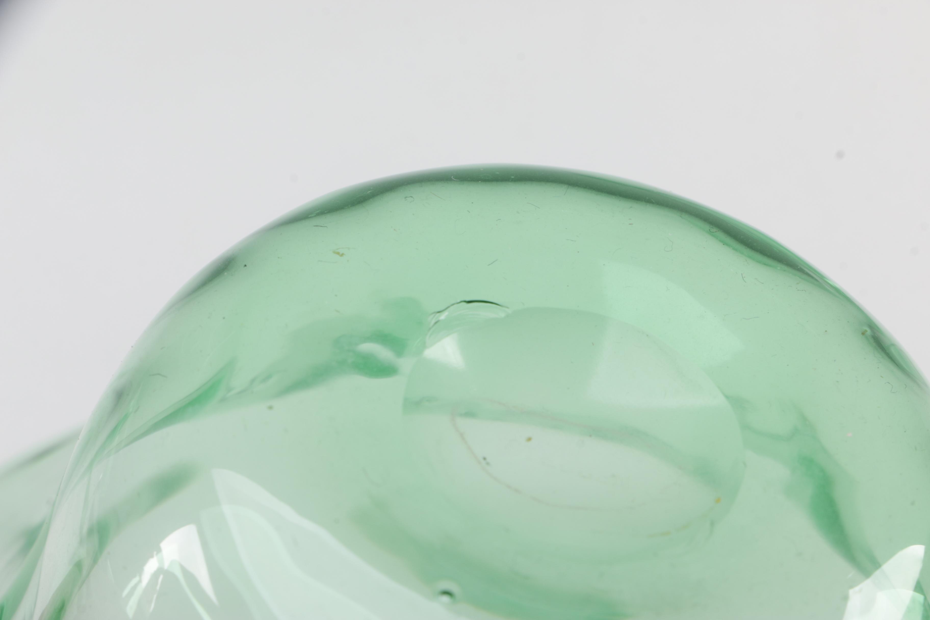 Steuben Pomona Green Art Glass Sherbets and Finger Bowls, Early 20th Century