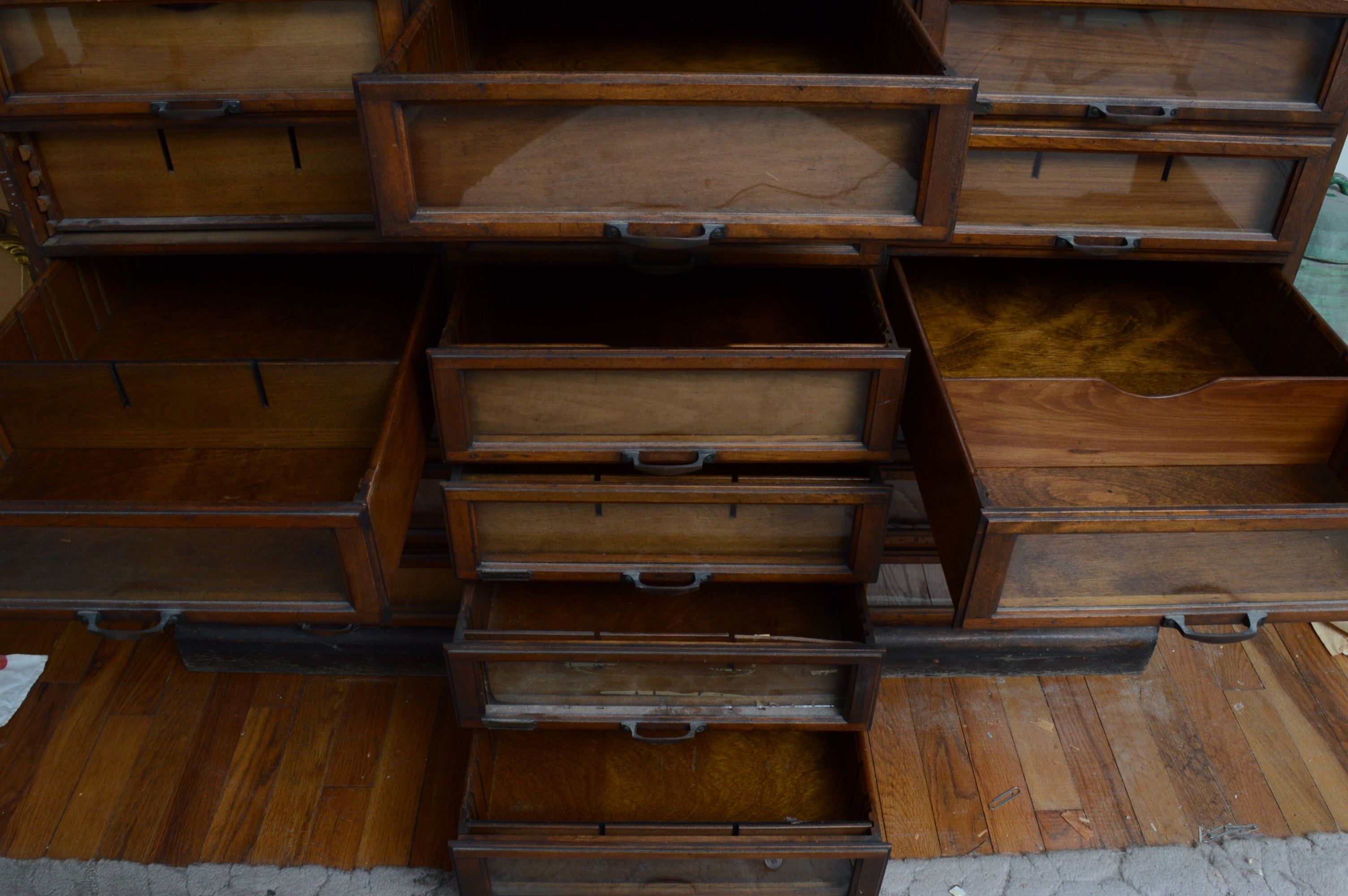 Early Arrow Shirt Display Cabinet