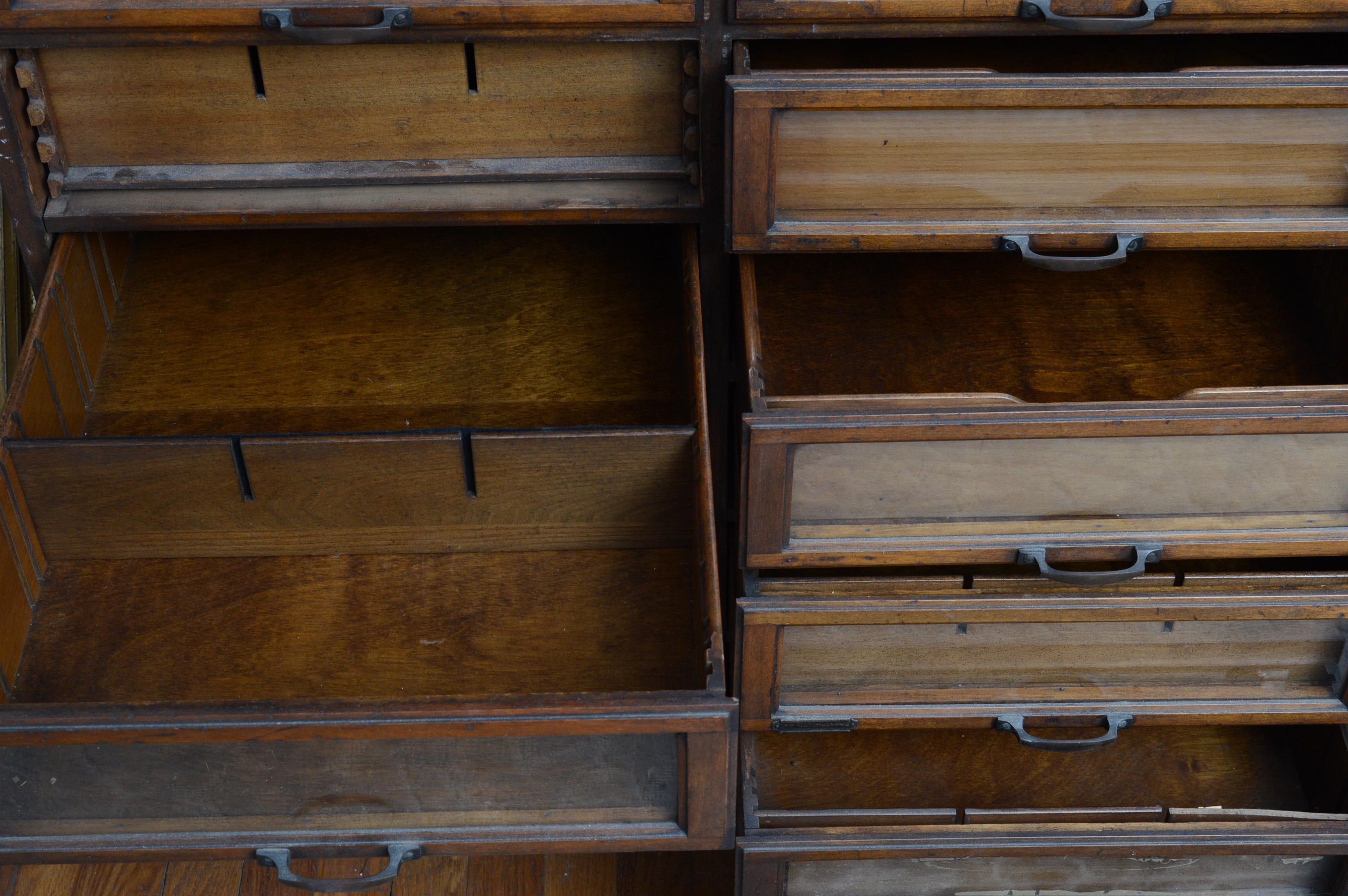 Early Arrow Shirt Display Cabinet