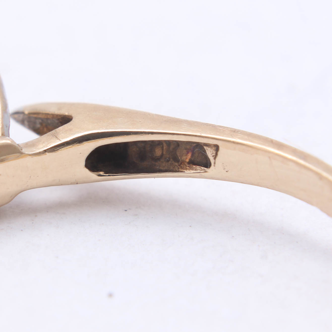 10K Yellow Gold Diamond Solitaire Ring