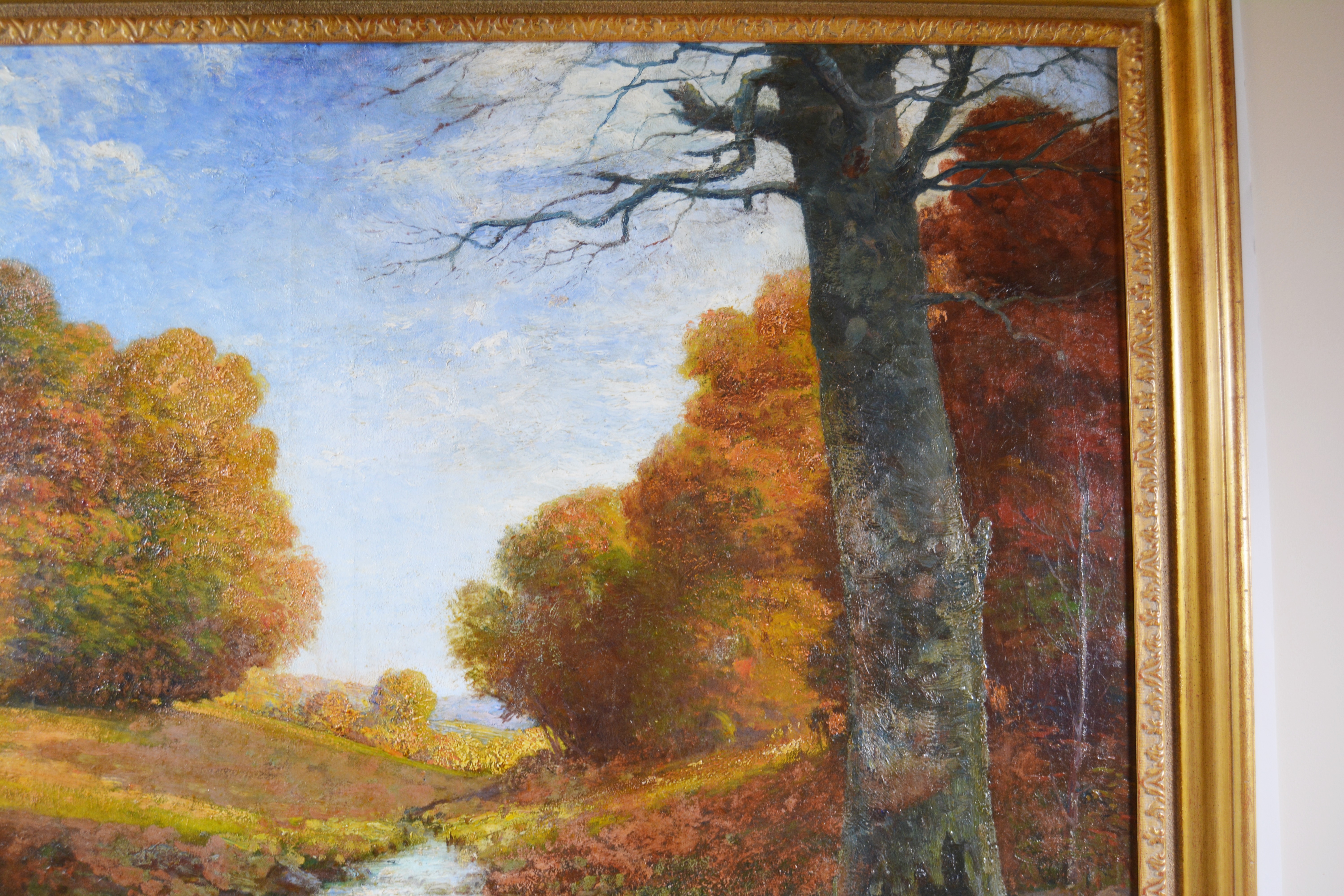 Maxwell Foster Oil Painting of Landscape, Early 20th Century