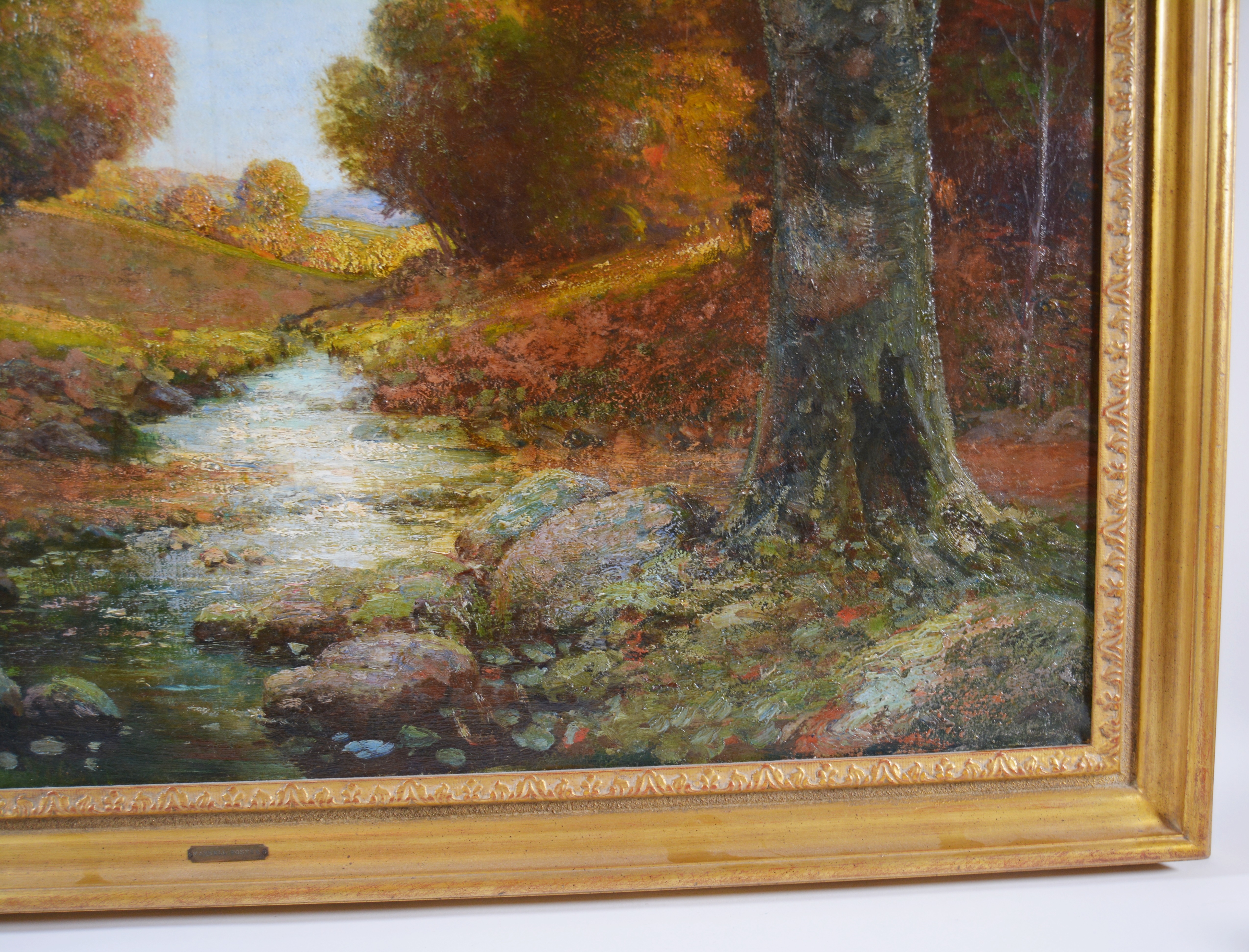 Maxwell Foster Oil Painting of Landscape, Early 20th Century