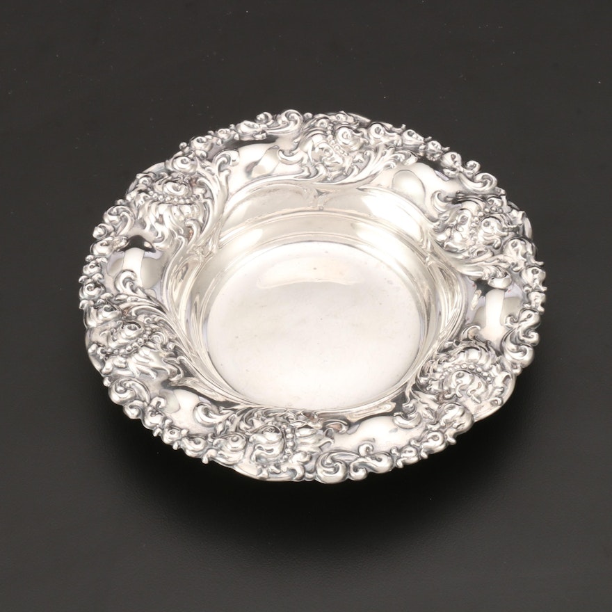 Sterling Silver Repoussé Bowl by Alvin Manufacturing Co.
