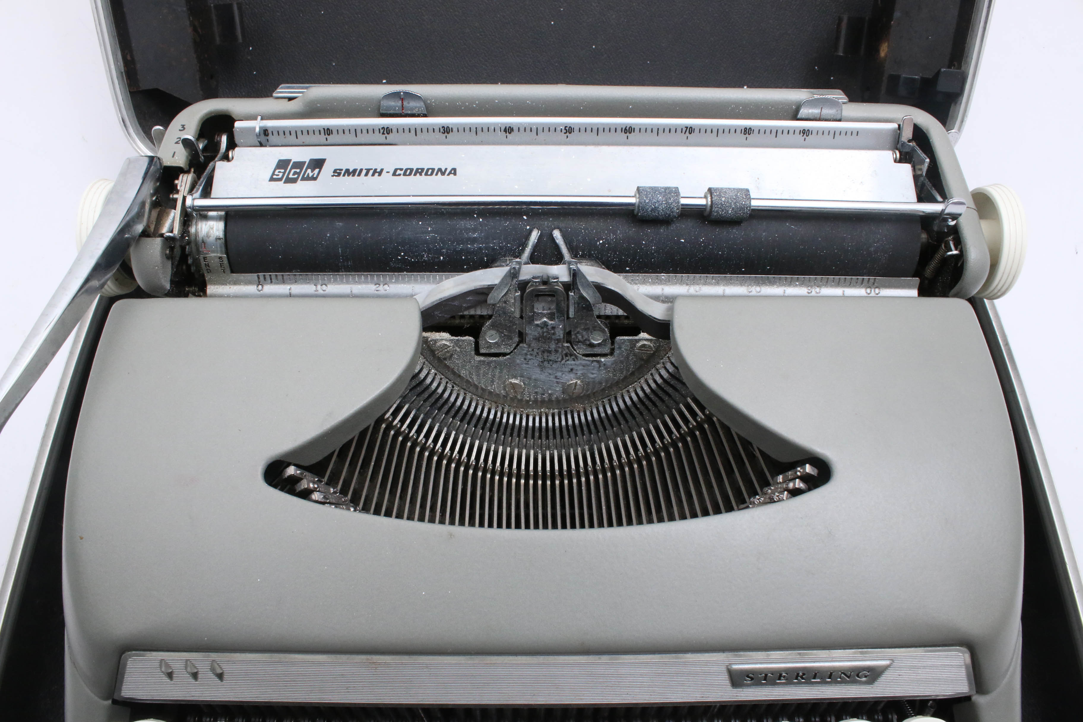 Smith Corona "Sterling" Model 5AX Portable Typewriter, circa 1964