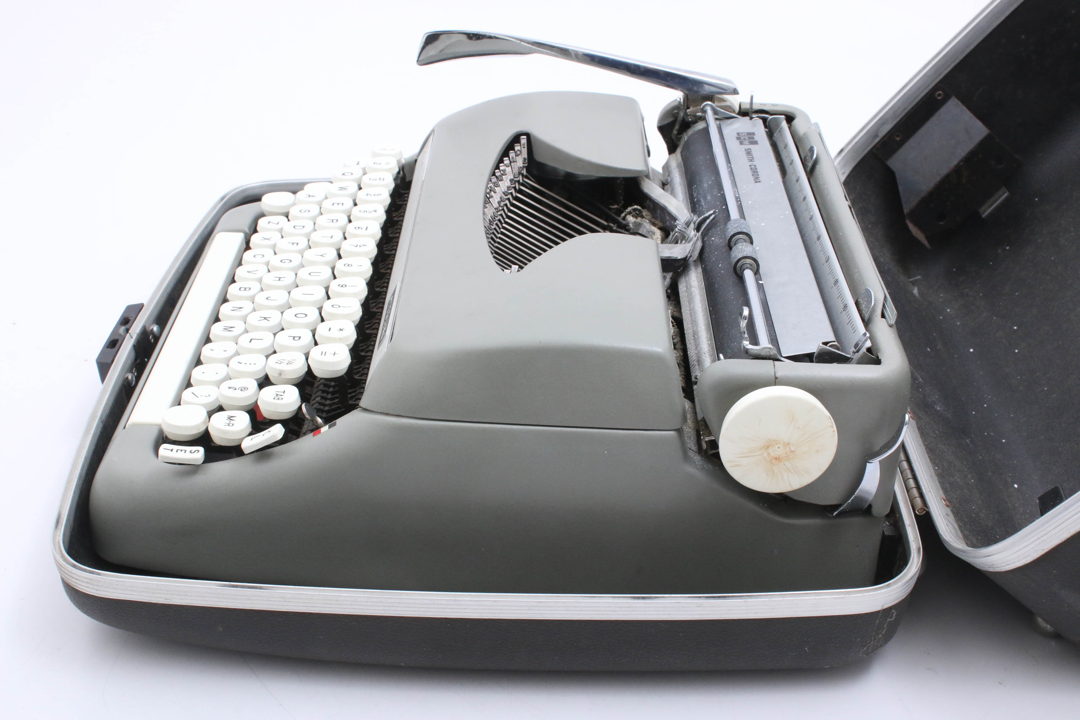 Smith Corona "Sterling" Model 5AX Portable Typewriter, circa 1964