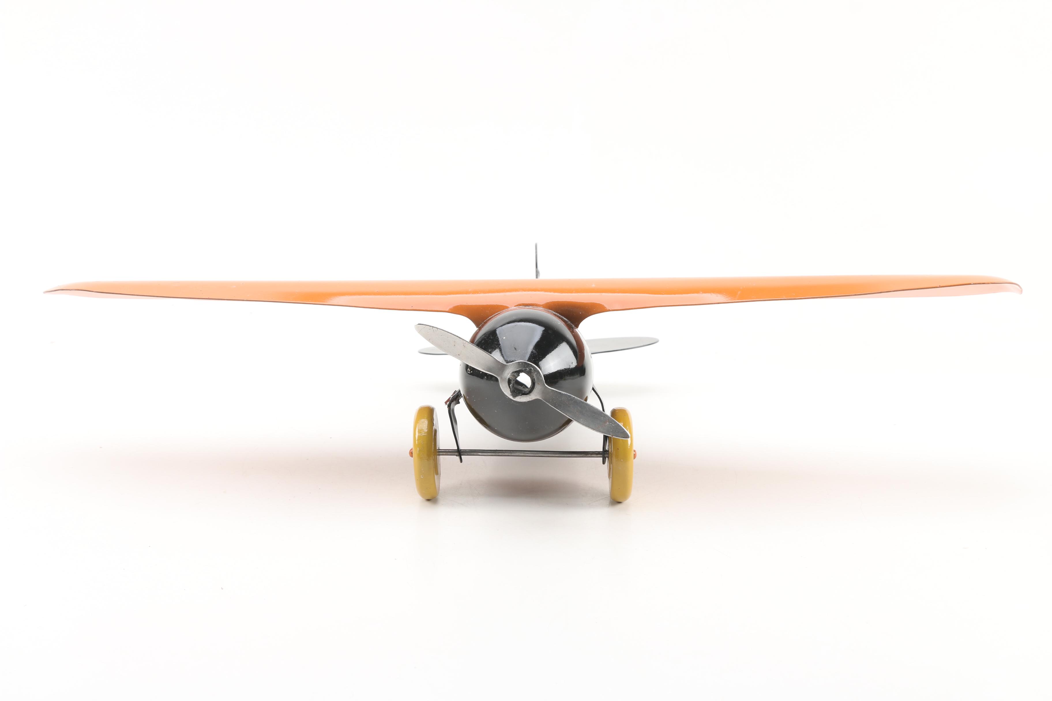 Two Toy Metal Airplanes, Vintage