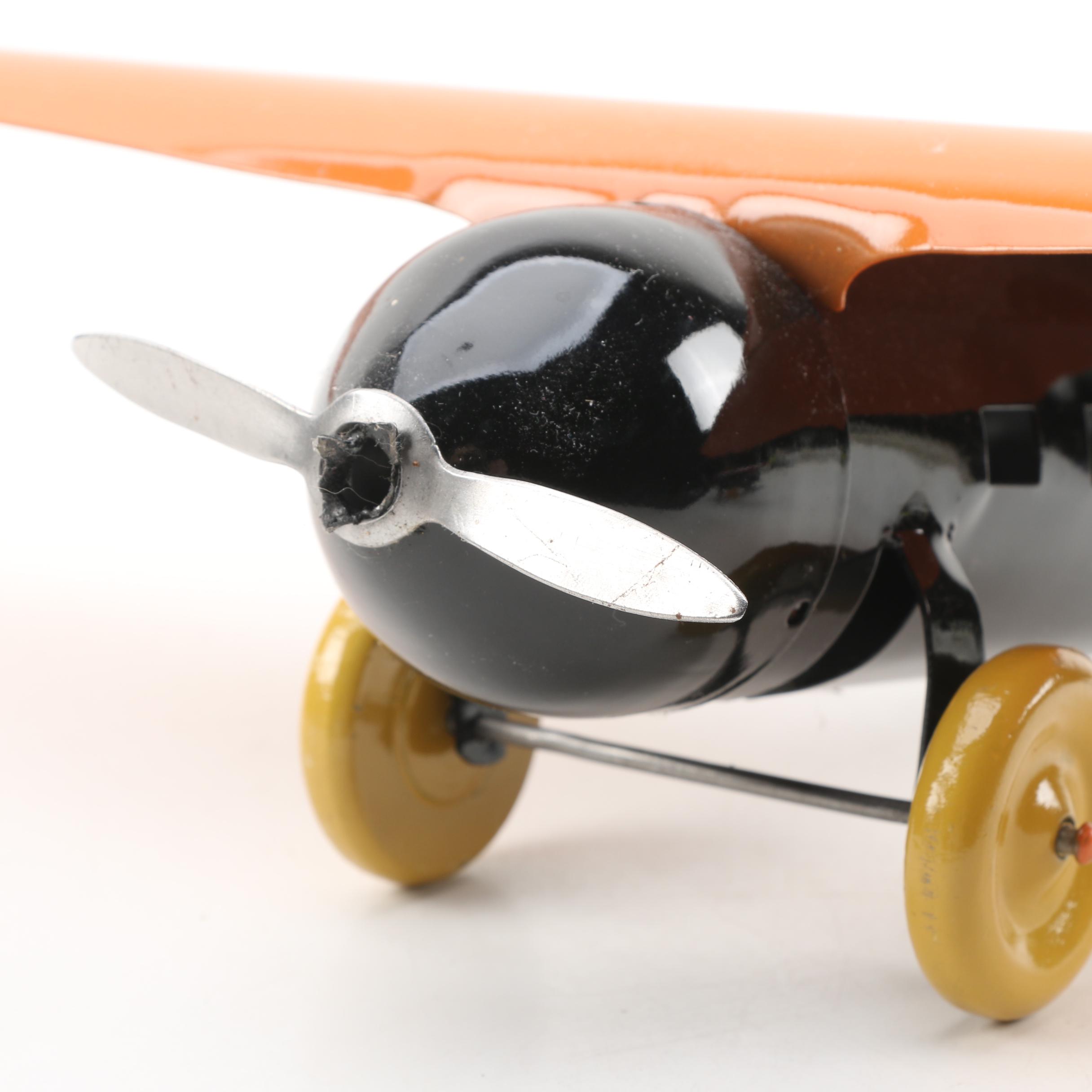 Two Toy Metal Airplanes, Vintage