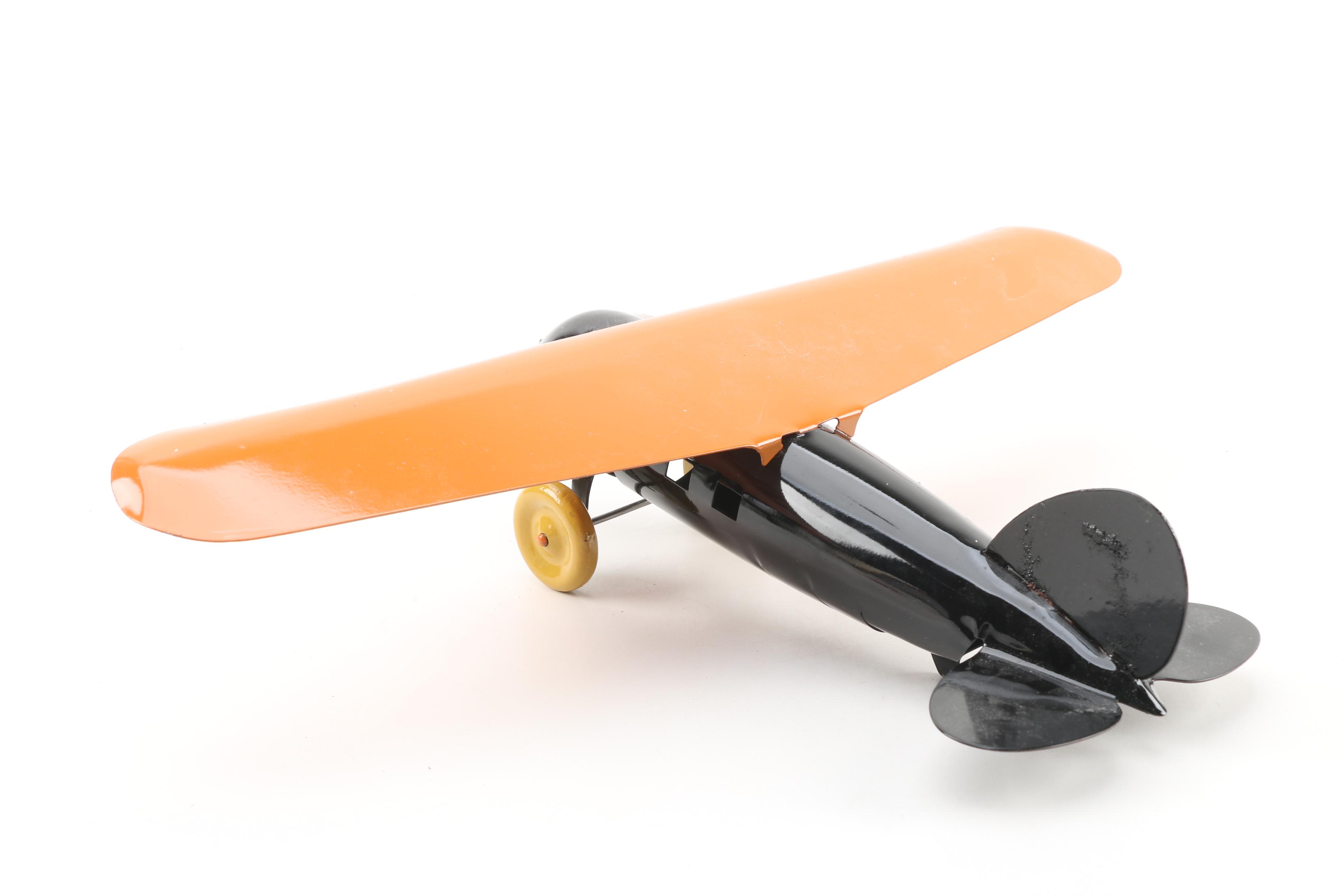 Two Toy Metal Airplanes, Vintage