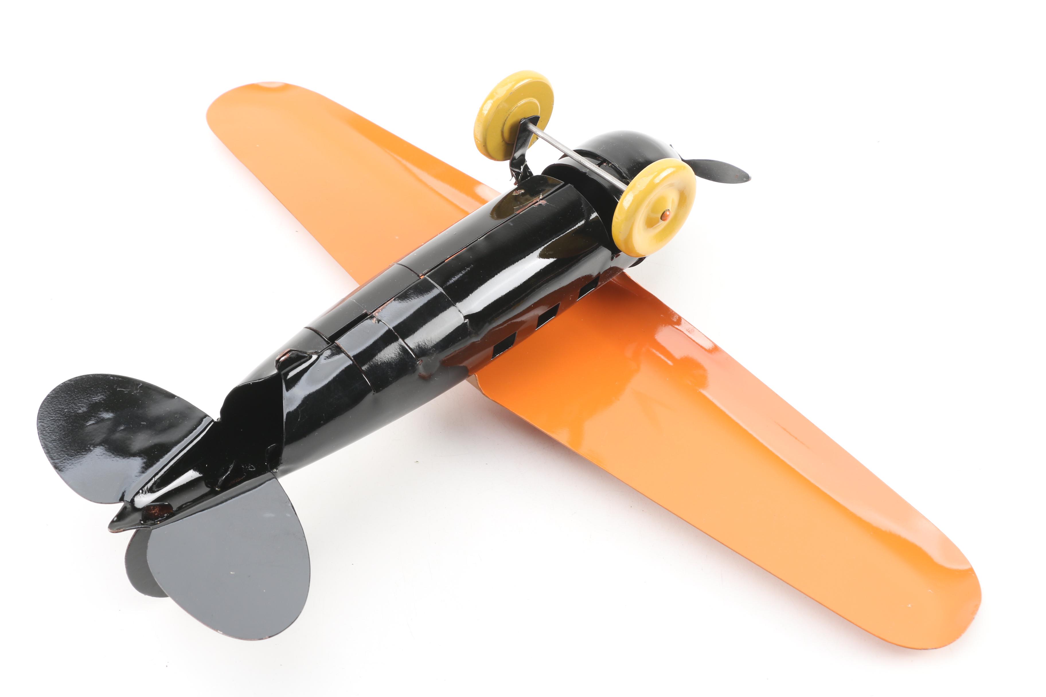 Two Toy Metal Airplanes, Vintage