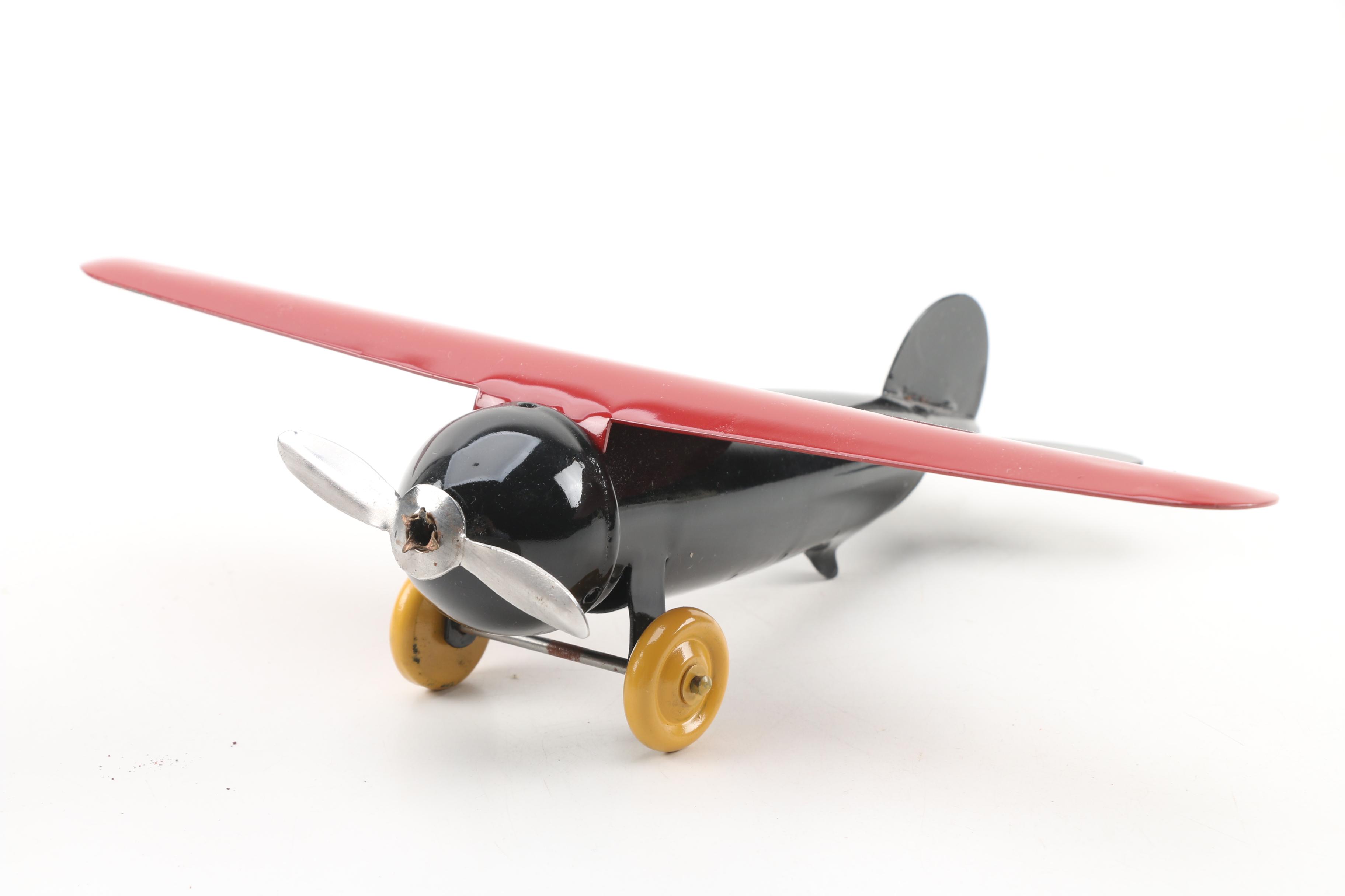 Two Toy Metal Airplanes, Vintage