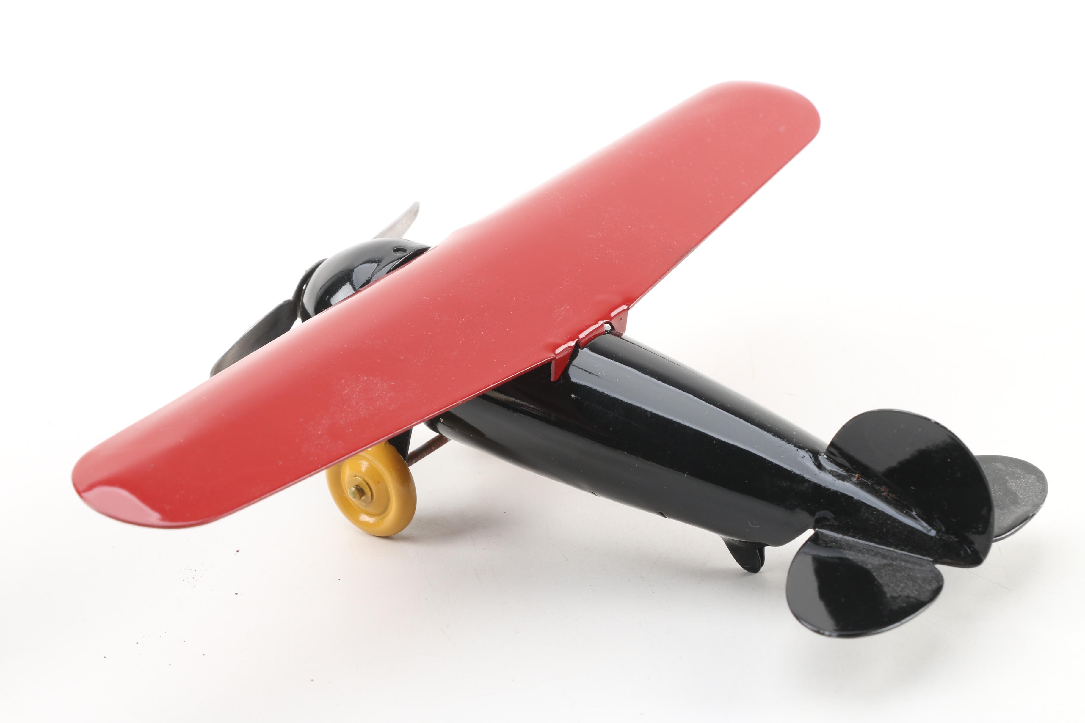 Two Toy Metal Airplanes, Vintage