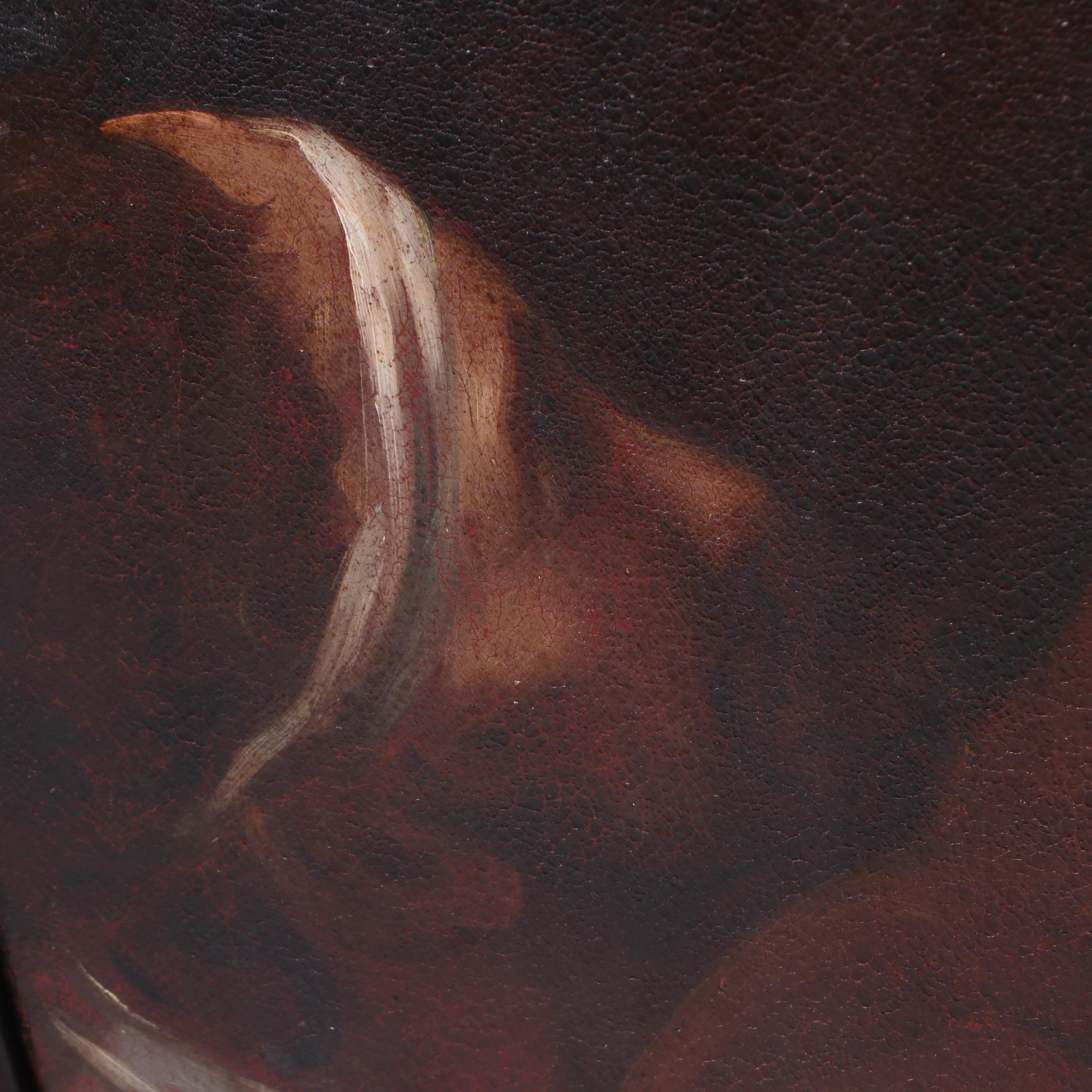 Oil Painting of 17th Century Franciscan Monk