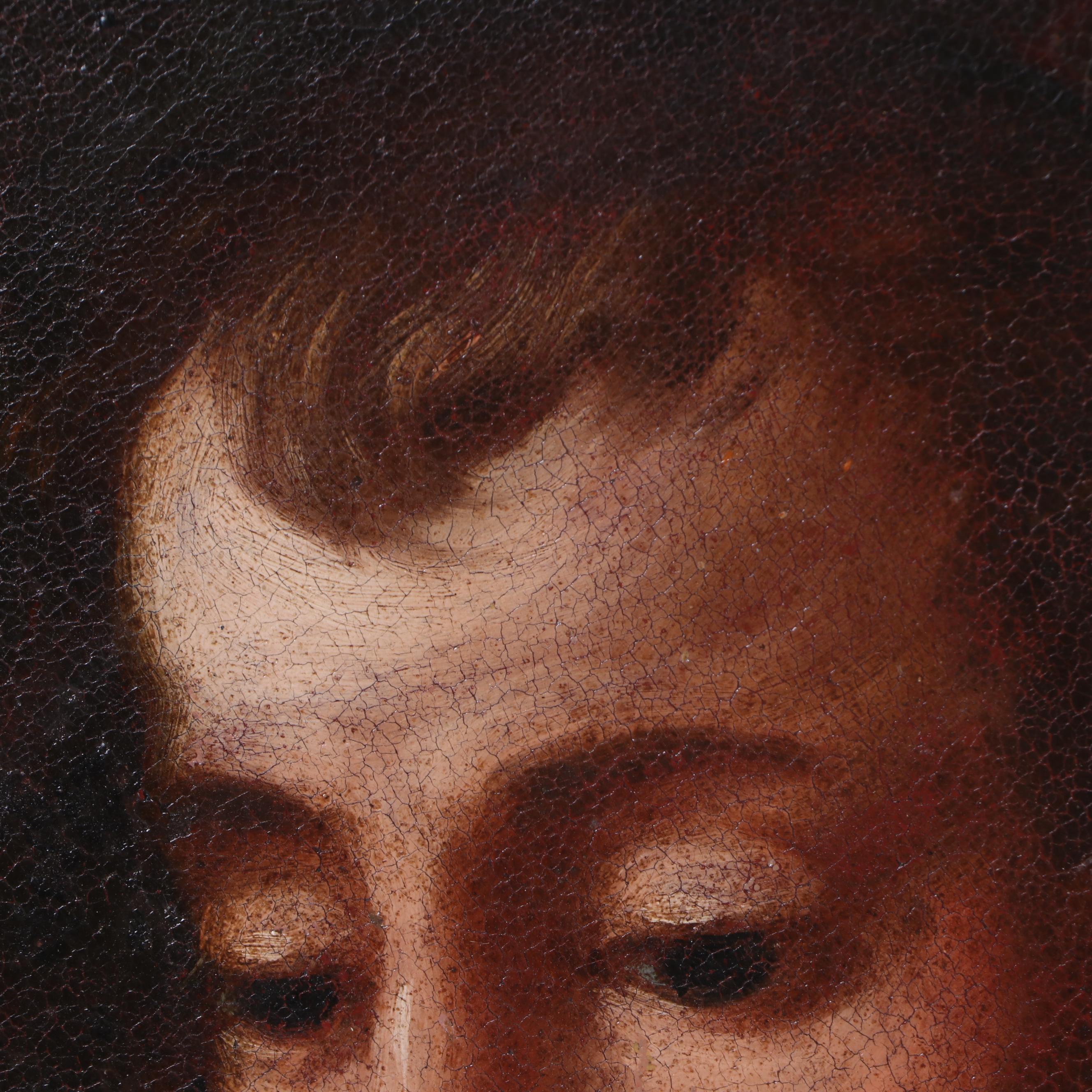 Oil Painting of 17th Century Franciscan Monk