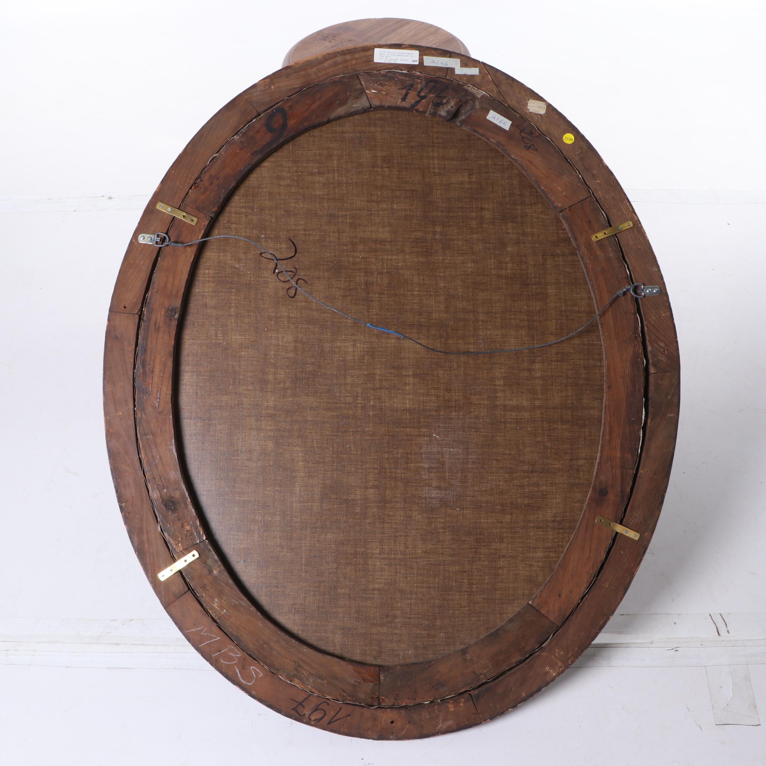 Oil Painting of 17th Century Franciscan Monk