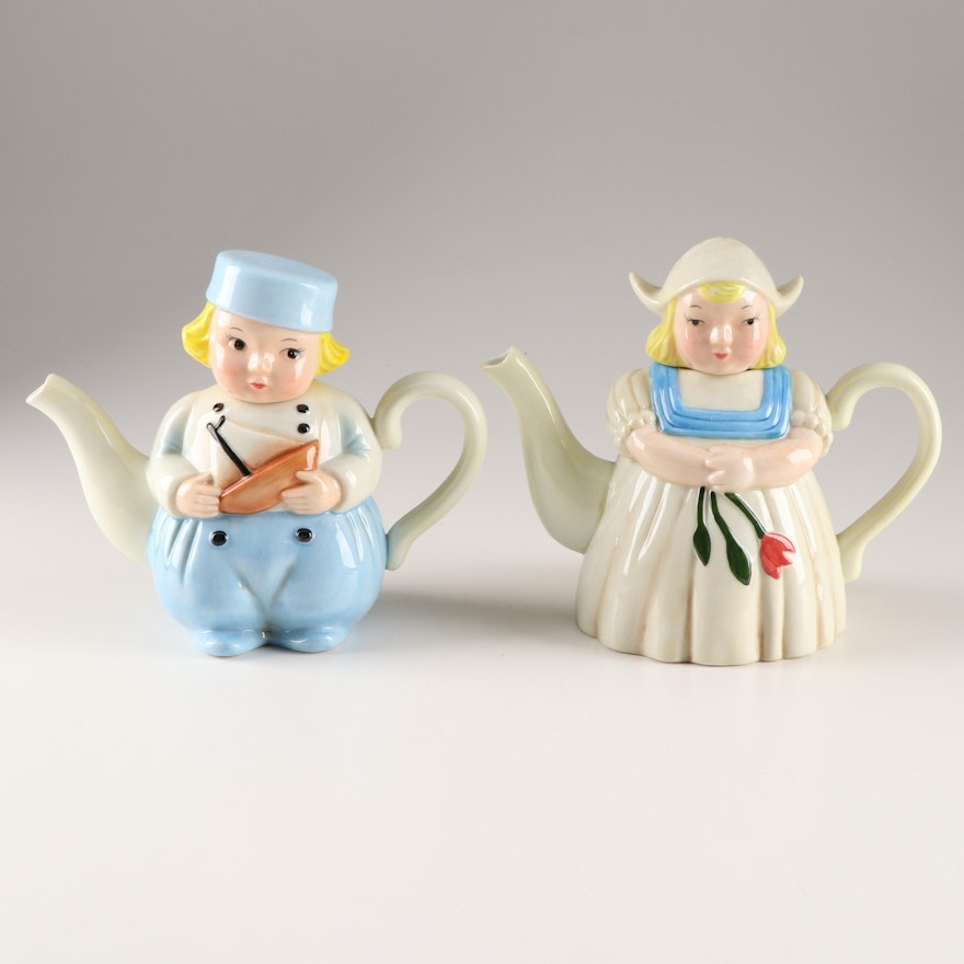 Ceramic "Cookies" Tea Pots by Dept. 56