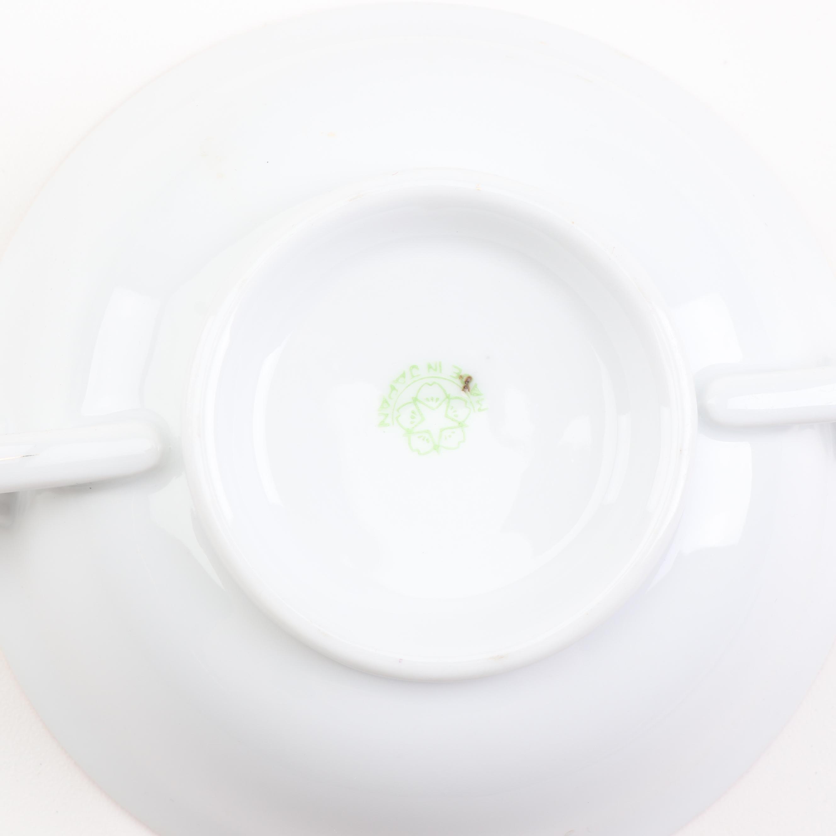 Japanese Porcelain Dinnerware, Mid Century