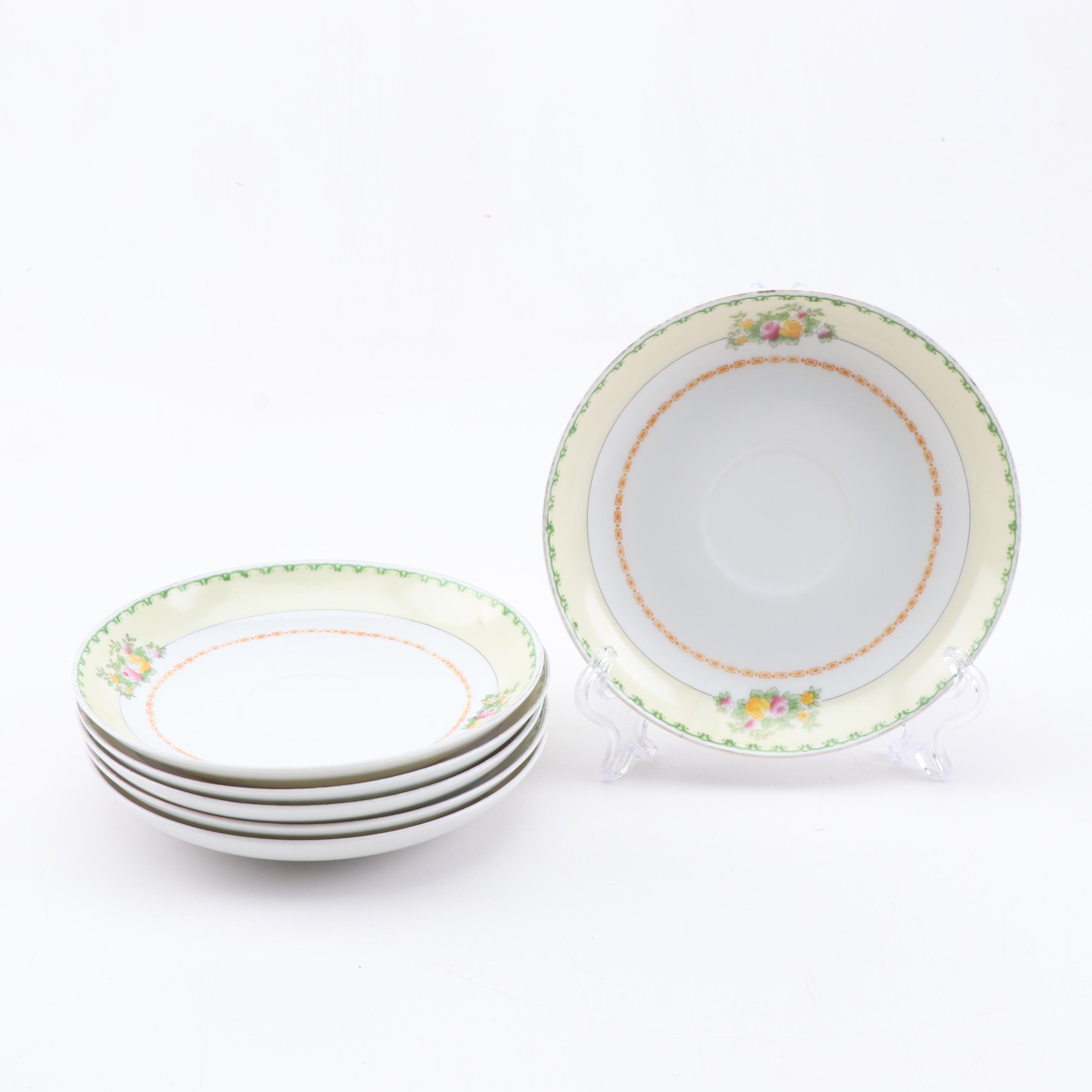 Japanese Porcelain Dinnerware, Mid Century