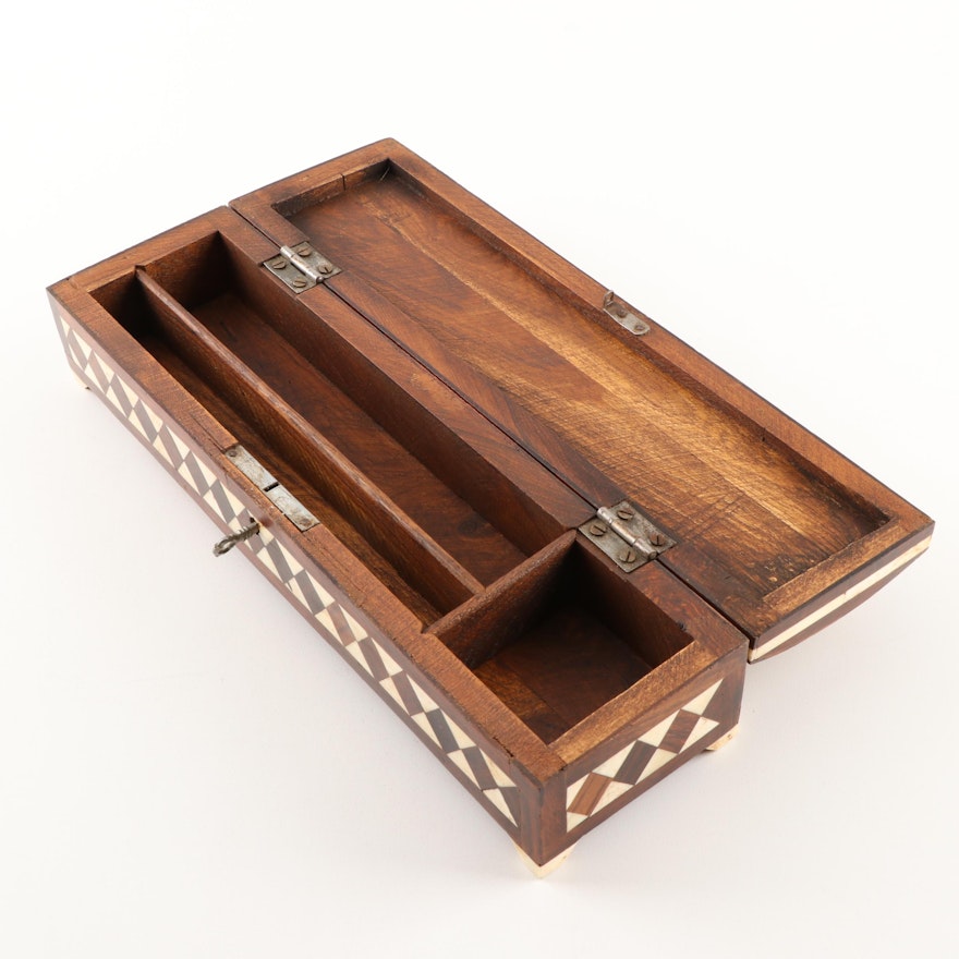 Inlay Wood and Bone Decorative Box by Forside