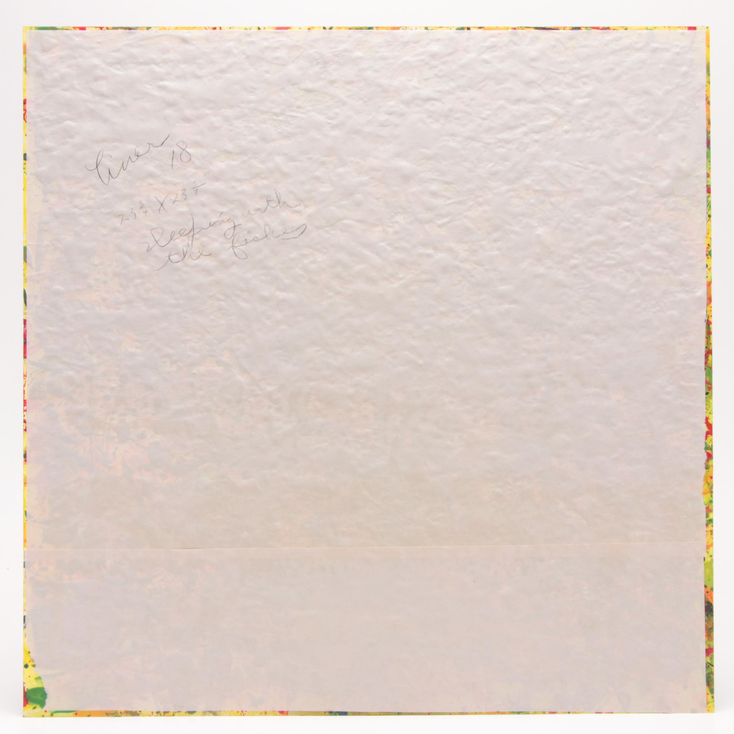 Evelyn Liner Reverse Acrylic Painting "Sleeping with the Fishes"