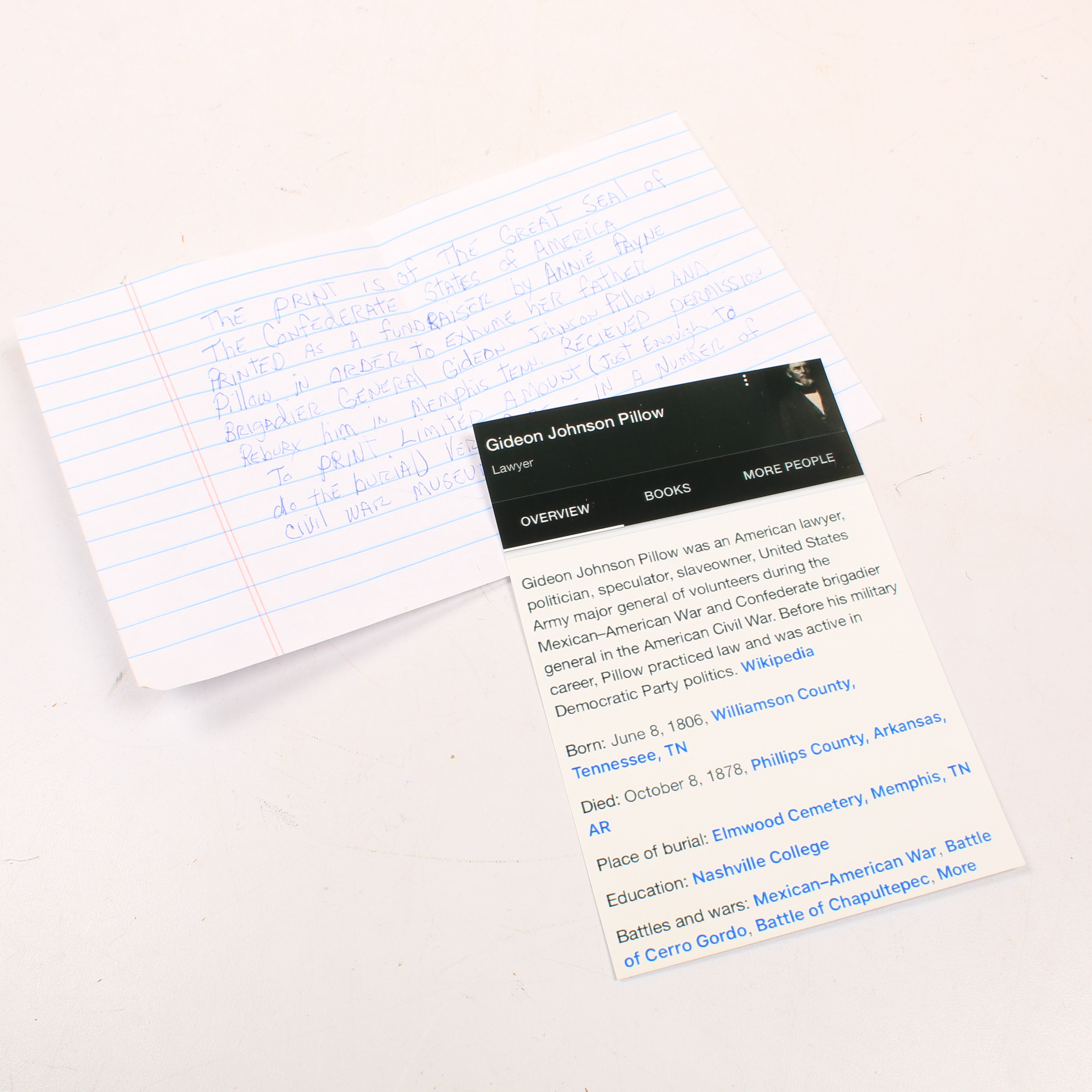 1911 Chromolithograph After Confederate States Seal Engraving