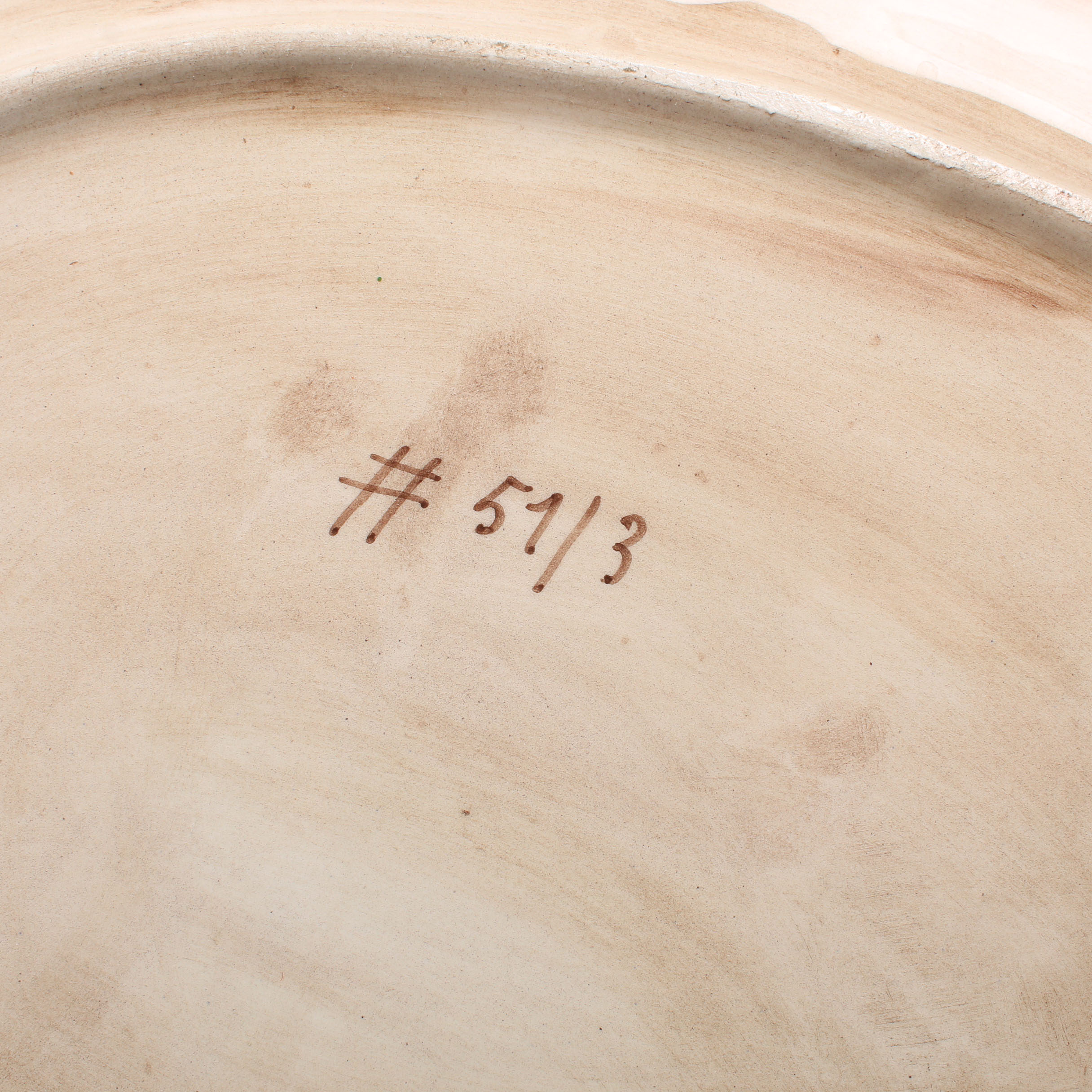 Hand-Painted Porcelain Tureen with Underplate