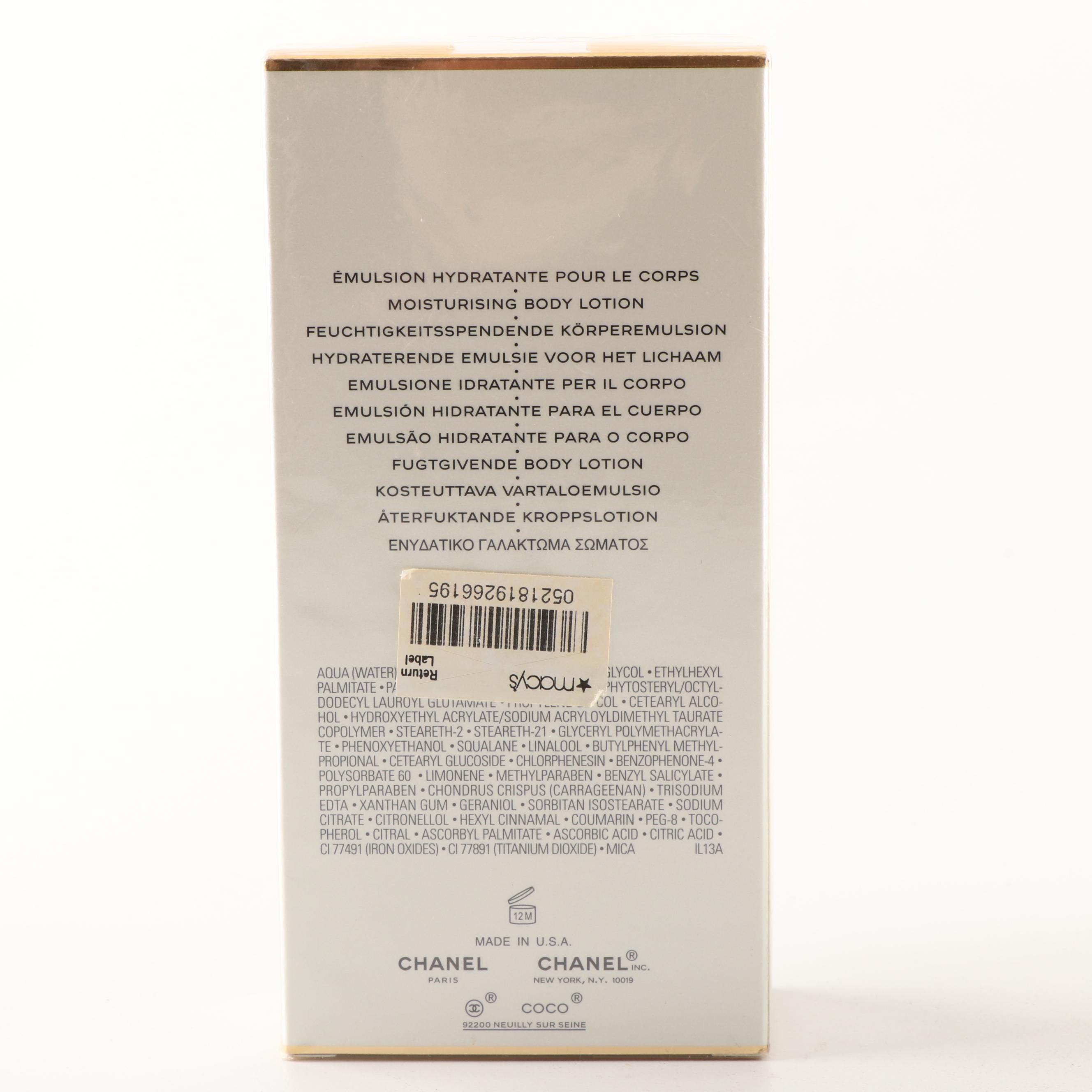 Chanel Coco Mademoiselle Lotion, Shower Gel, Cream, Perfume, Powder and Spray