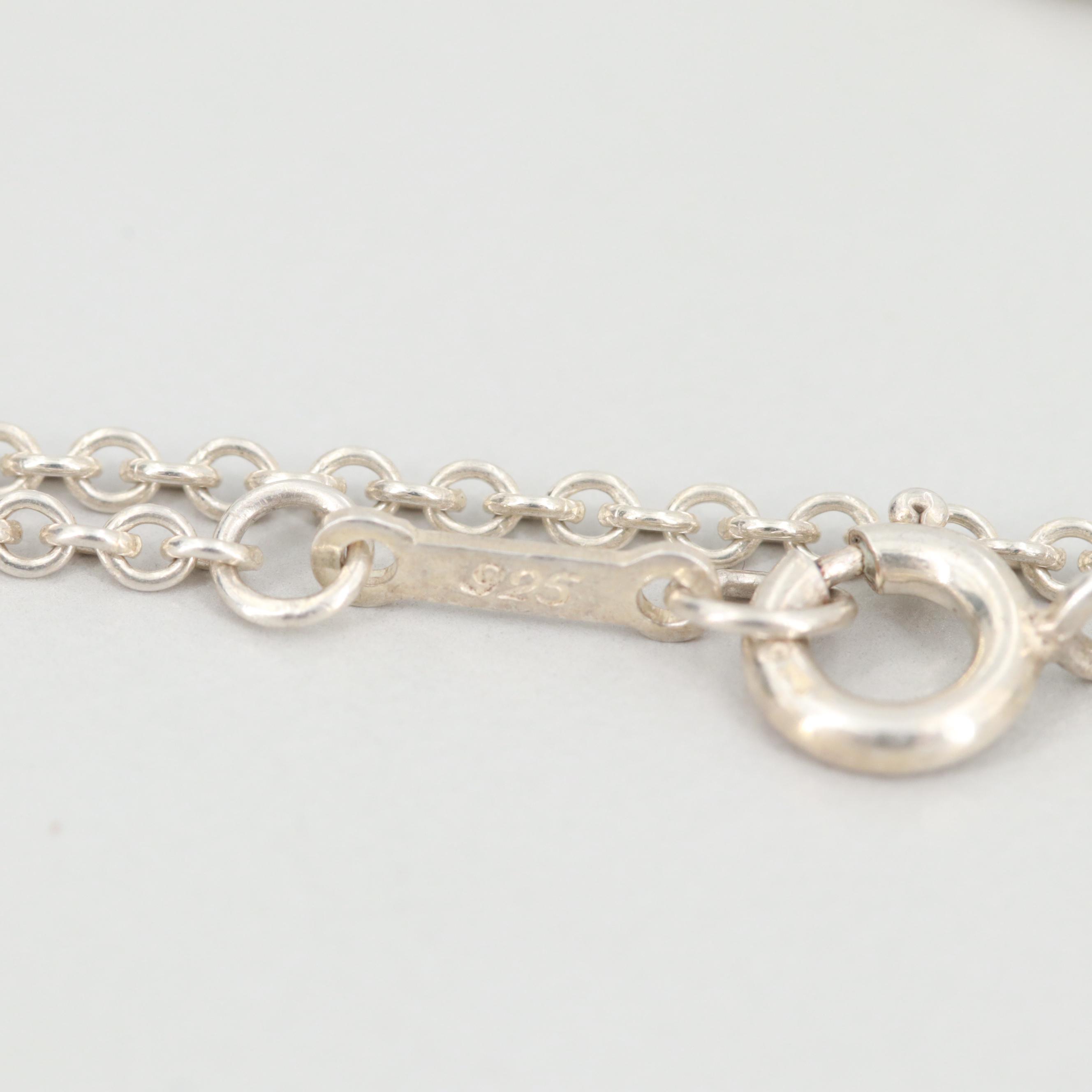 Elsa Peretti for Tiffany & Co. Sterling Silver "Open Heart" Necklace