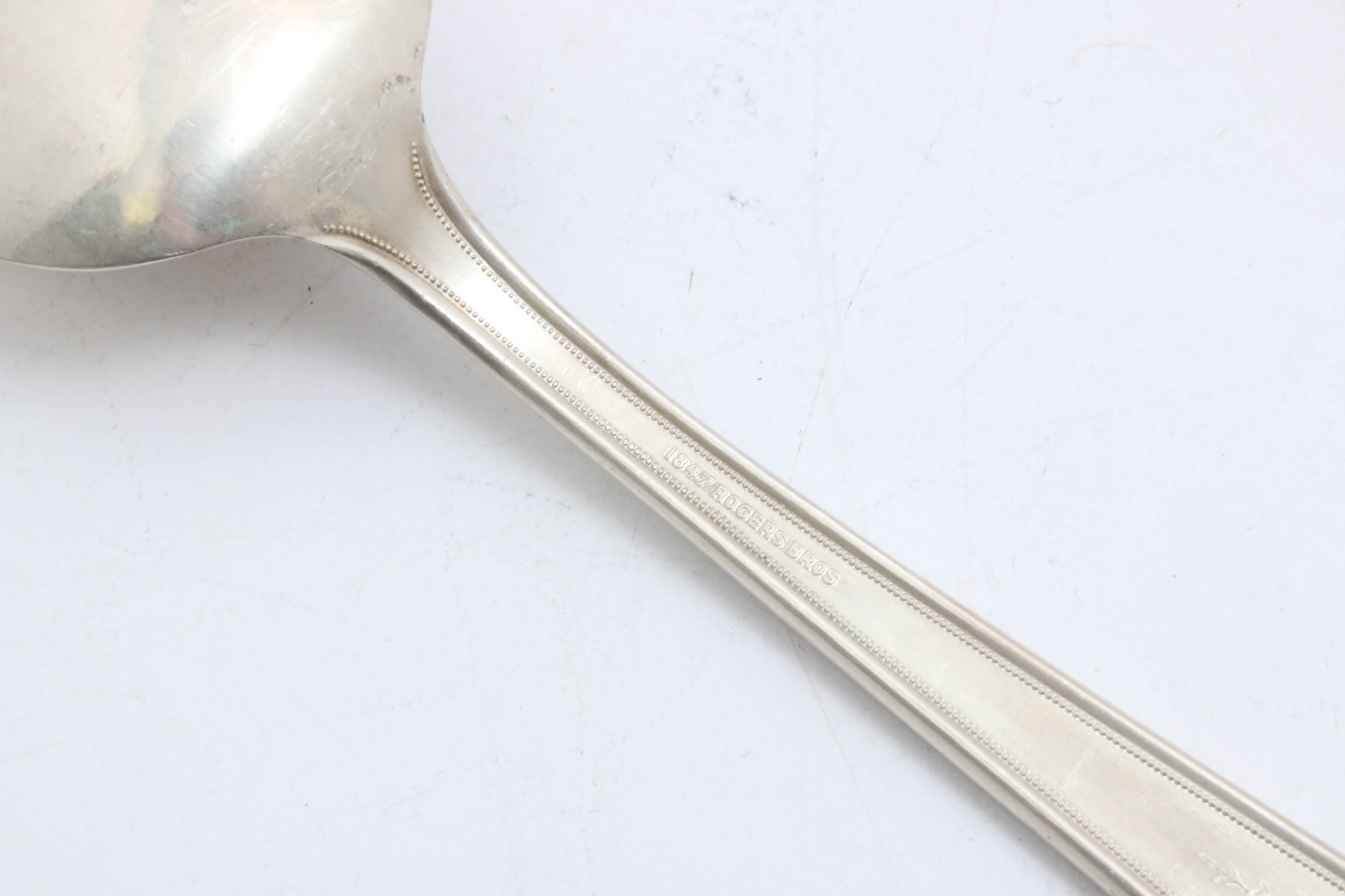 Vintage Rogers Bros. Silver Plated "Ancestral" Flatware Set